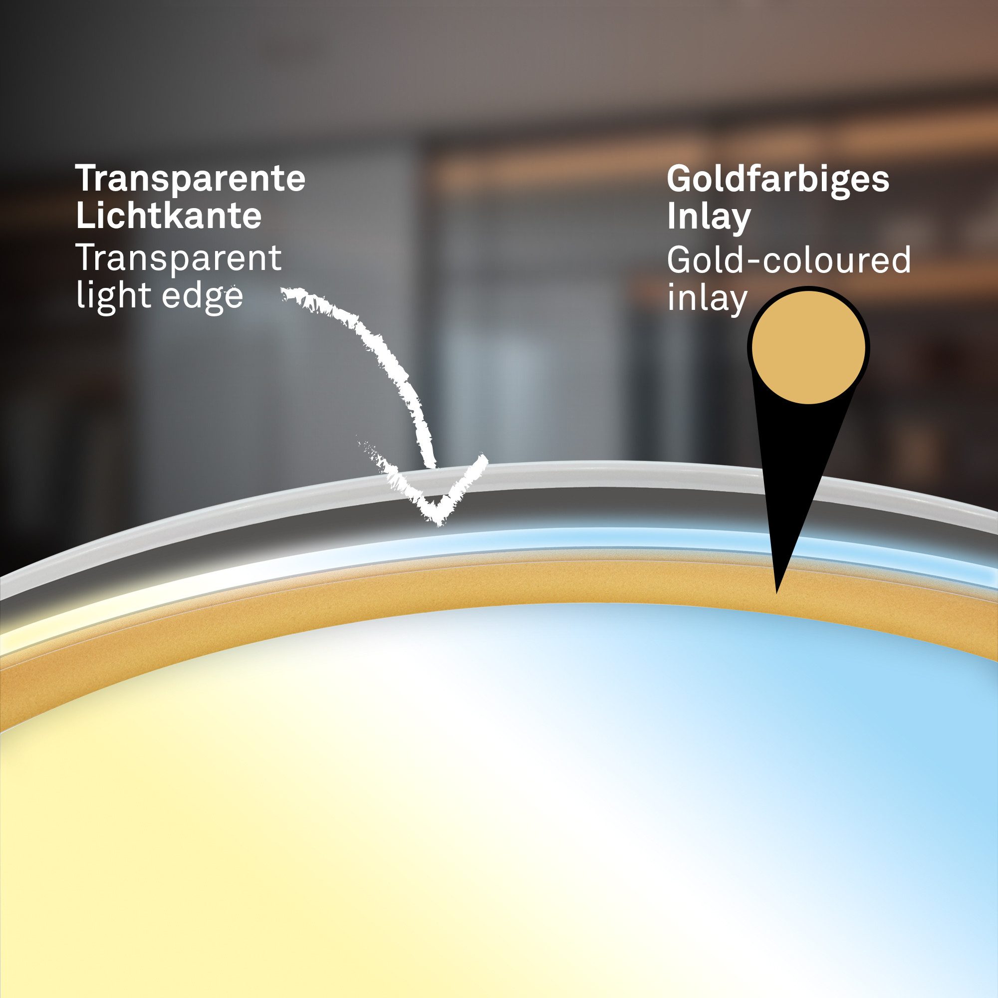 Briloner Leuchten Deckenleuchte LED Deckenlampe modern Wohnzimmerlampe Schlafzimmer, CCT, LED fest integriert