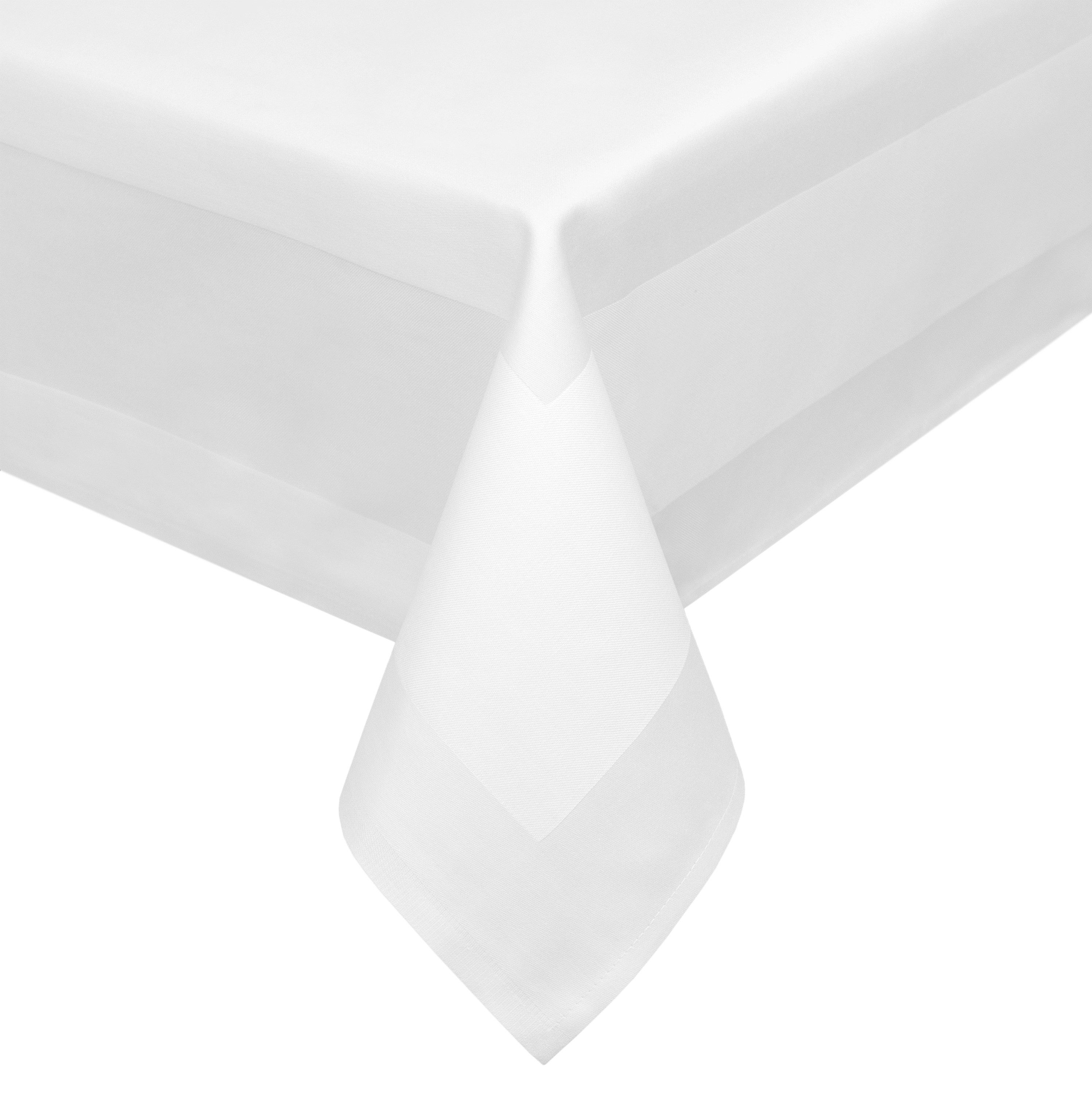 Tischdecke Wei Bugelfrei