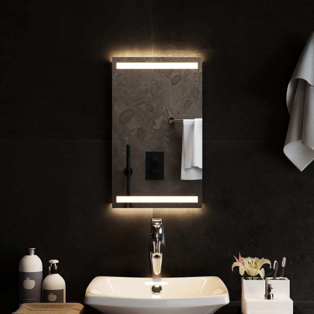 furnicato Wandspiegel LED-Badspiegel 30x50 cm