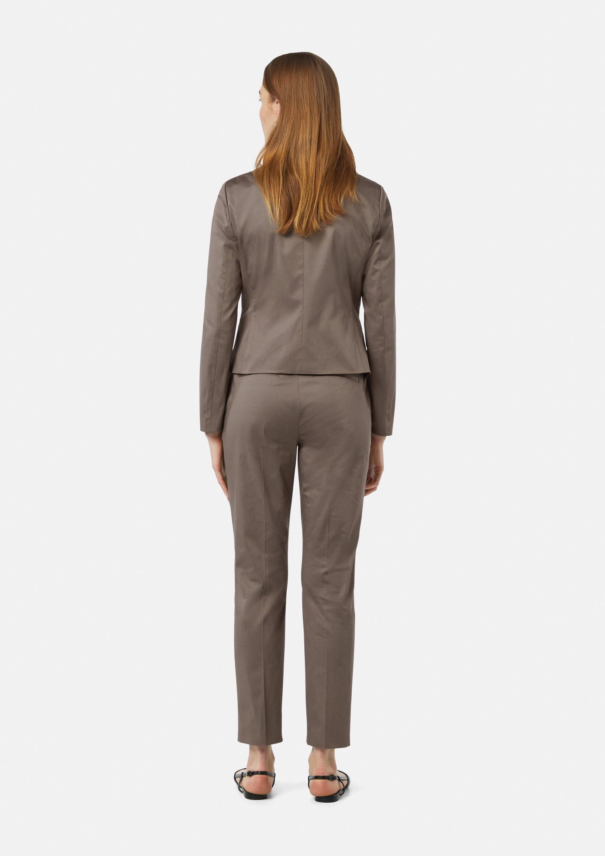 comma 7/8-Hose Hose Business-Hose im Slim Fit aus Baumwollstretch