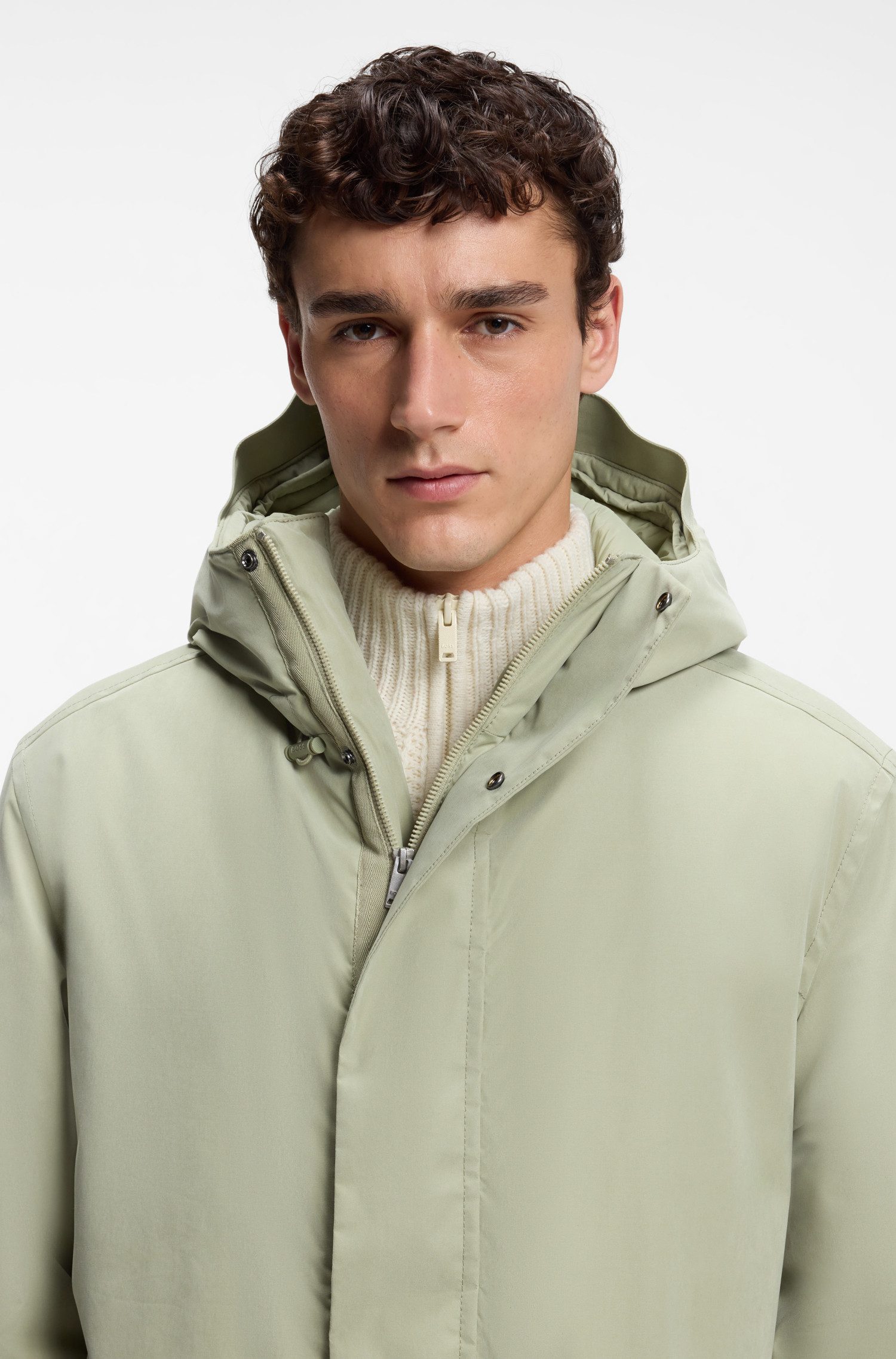 BOSS ORANGE Parka Omod mit funktionalen Details, wattiert