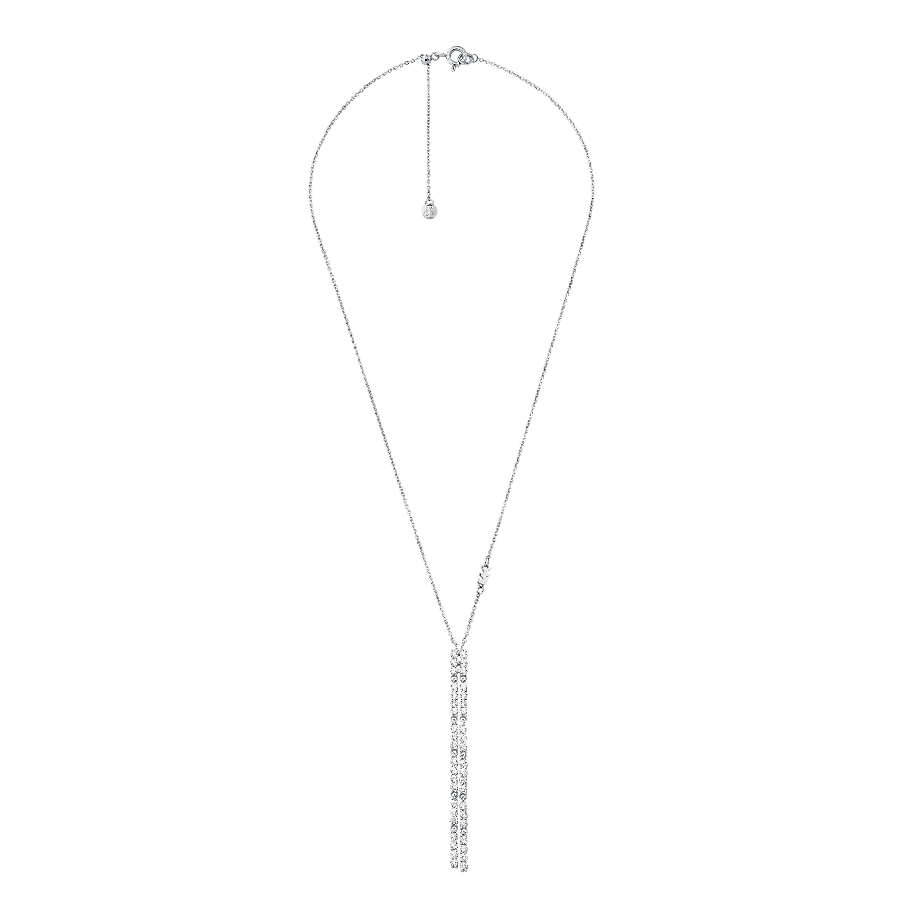 MICHAEL KORS Kette mit Anhänger Schmuck Geschenk Silber 925 Halsschmuck PREMIUM, mit Zirkonia (synth)