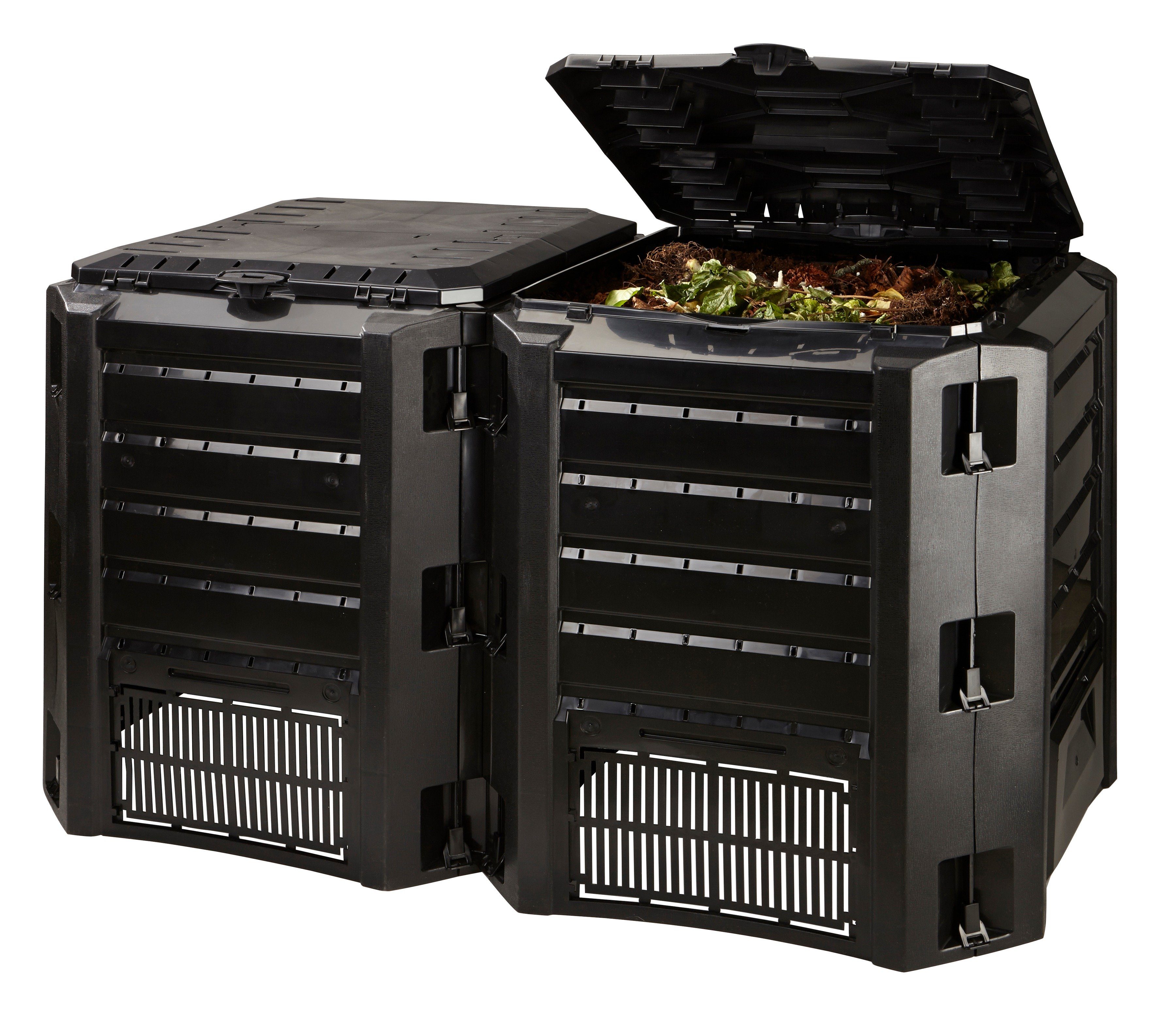 Prosperplast Komposter Compogreen, BxTxH: 135x82,6x71,9 cm, 800 l