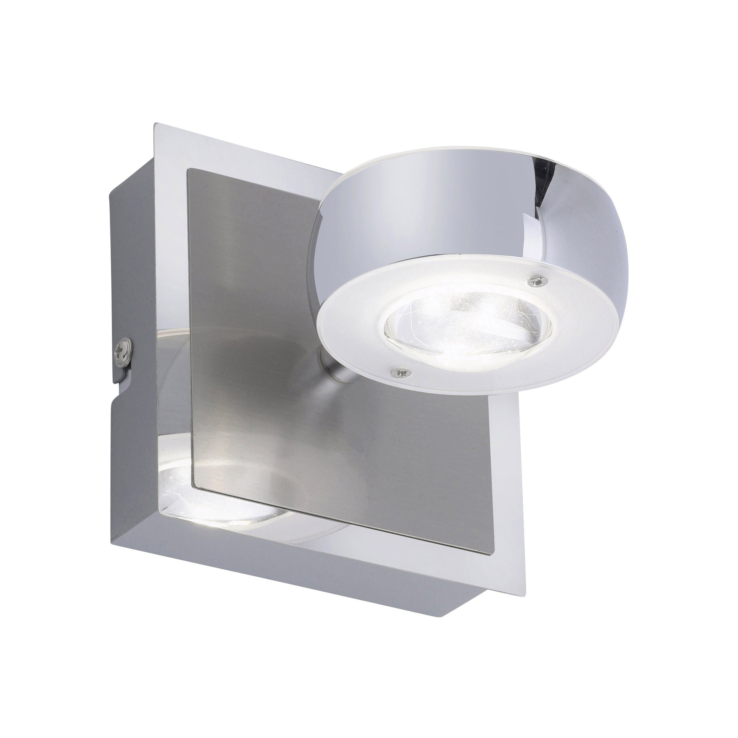 JUST LIGHT Smarte LED-Leuchte LED Wandlampe LOLAsmart - OPTI, Smart Home, CCT-Farbtemperaturregelung, RGB- Farbwechselfunktion, Dimmfunktion, Memoryfunktion, Warmweiß bis Kaltweiß, App steuerbar Fernbedienung RGB CCT Spot drehbar