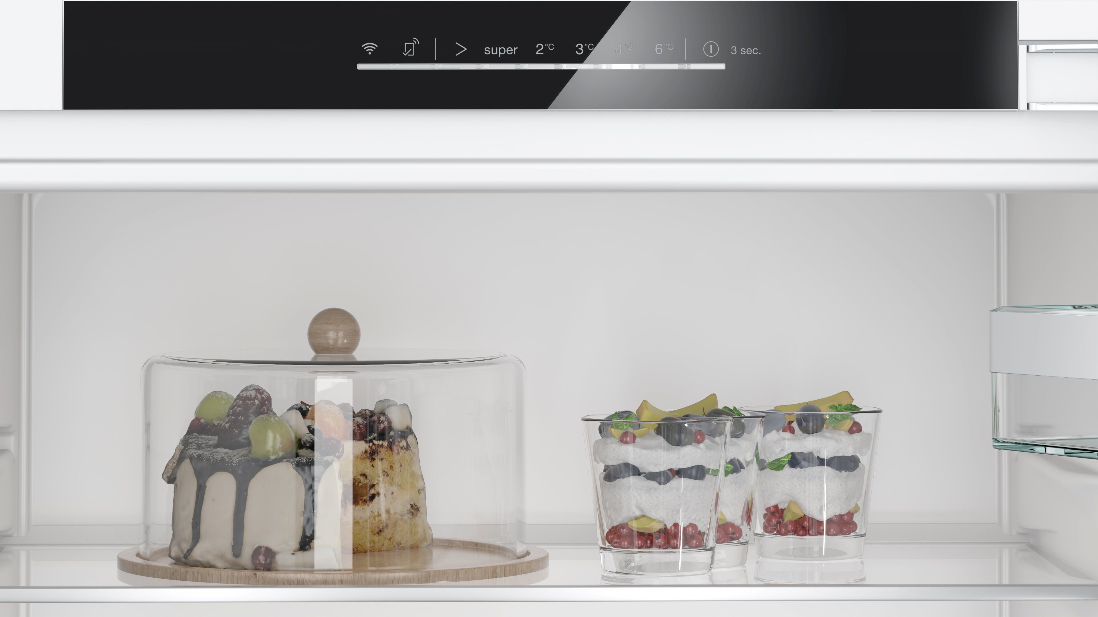 SIEMENS Einbaukühlschrank iQ500 KU21RADE0, 82 cm hoch, 59,8 cm breit, Sanftes & automatisches Schließen mit der SoftClosing Tür – Bild 4 von 5
