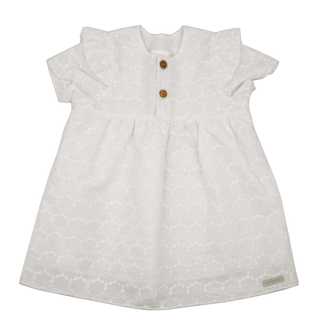 MAXIMO Sommerkleid BABY GIRL-Kleid festlich, bestickter Stoff, (1-tlg)