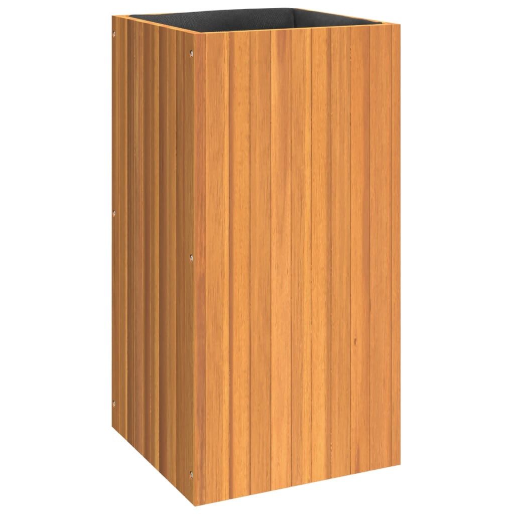 vidaXL Blumentopf Pflanzkübel 45x45x90 cm Massivholz (1 St)