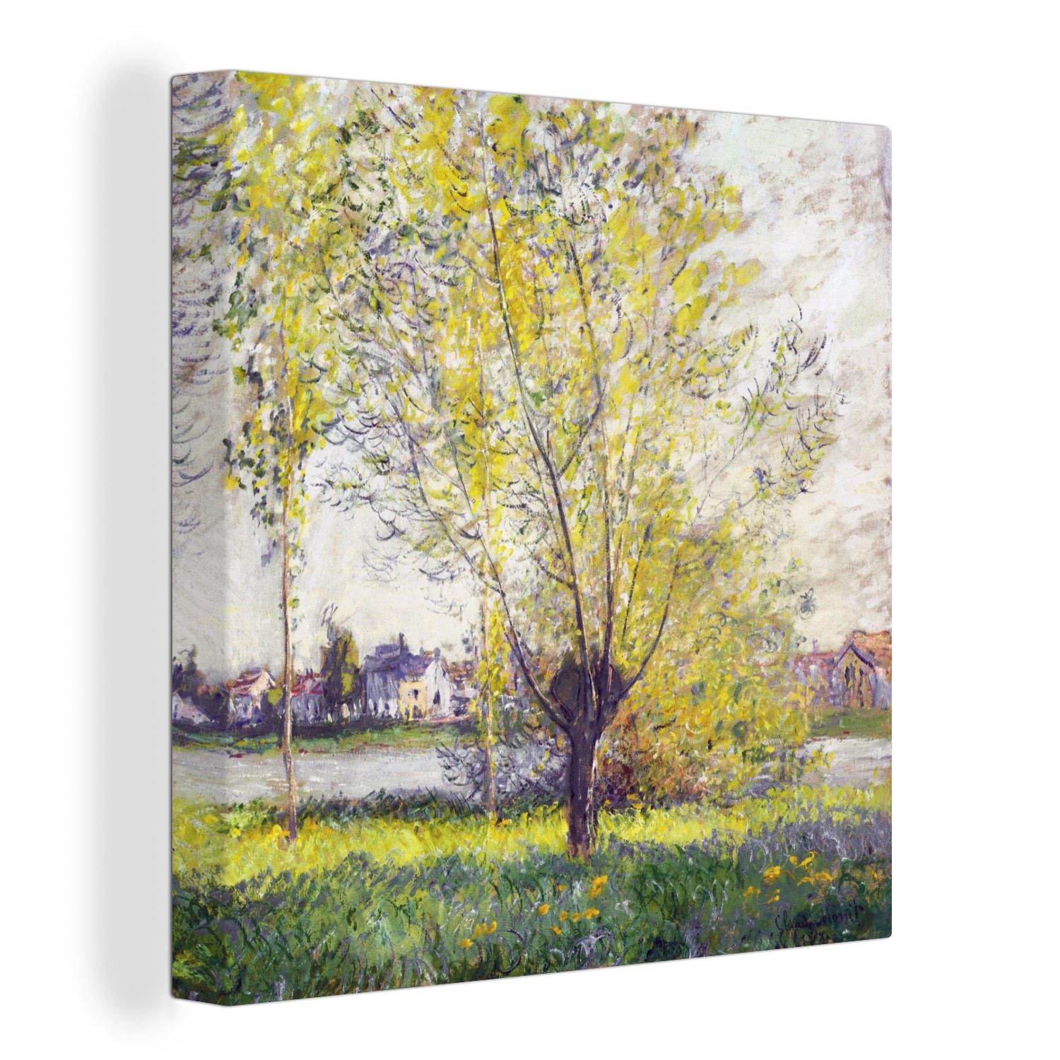 OneMillionCanvasses® Leinwandbild Die Weiden - Claude günstig online kaufen