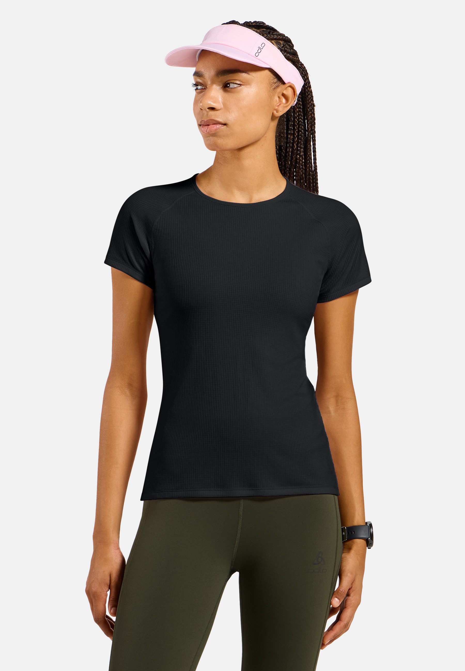 Odlo Funktionsshirt BL TOP crew neck s/s-ACTIVE LIGHT mit Rundhalsausschnitt, Kurzarm-Design, schnell trocknend