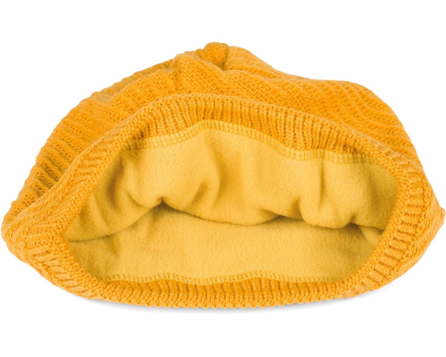 styleBREAKER Strickmütze Strick Beanie Mütze mit Thermo-Fleece (1-St)