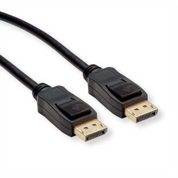 VALUE DisplayPort Kabel, v1.4, DP ST - ST Audio- & Video-Kabel, DisplayPort Männlich (Stecker), DisplayPort Männlich (Stecker) (100.0 cm)