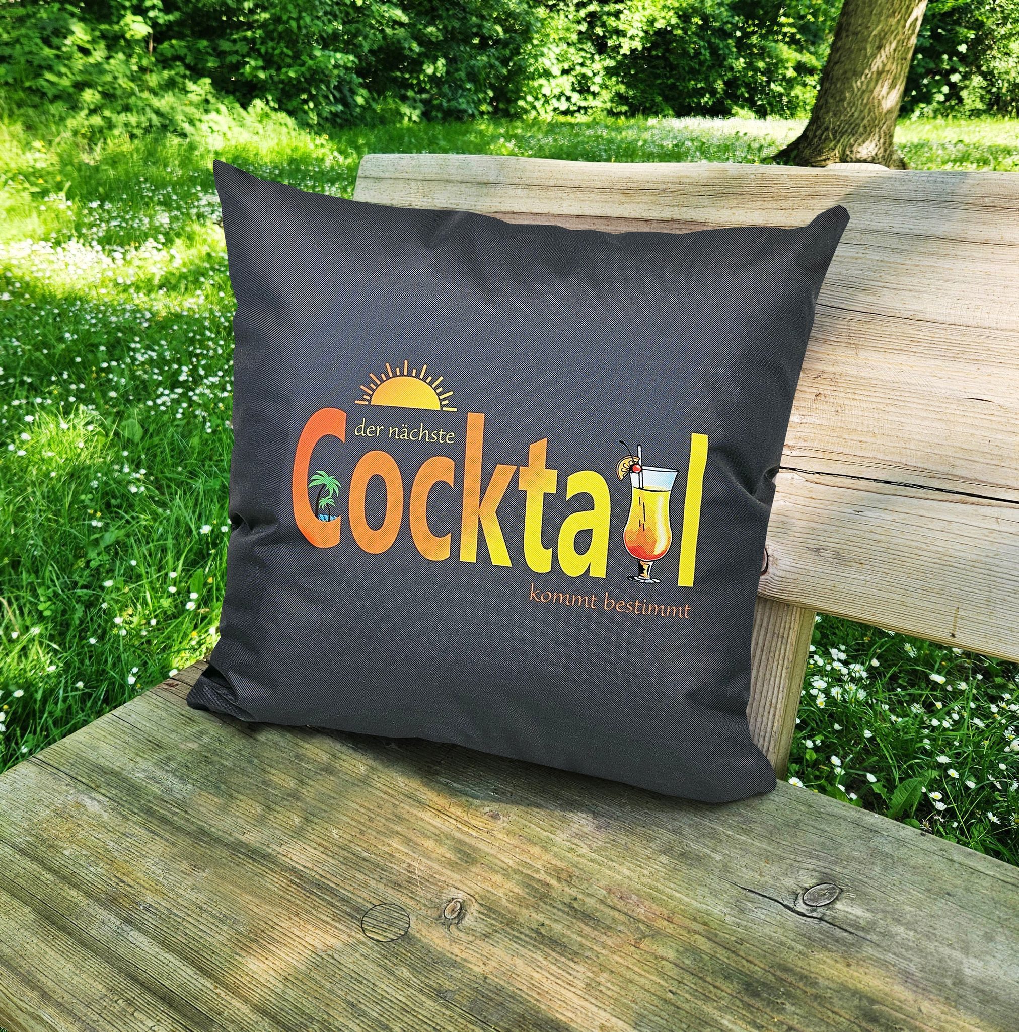 JACK Dekokissen 50x50cm Motiv Outdoor Lounge Kissen inkl. XXL Füllung Sitzkissen, Outdoorkissen starke Füllung mit lustigen Motiven