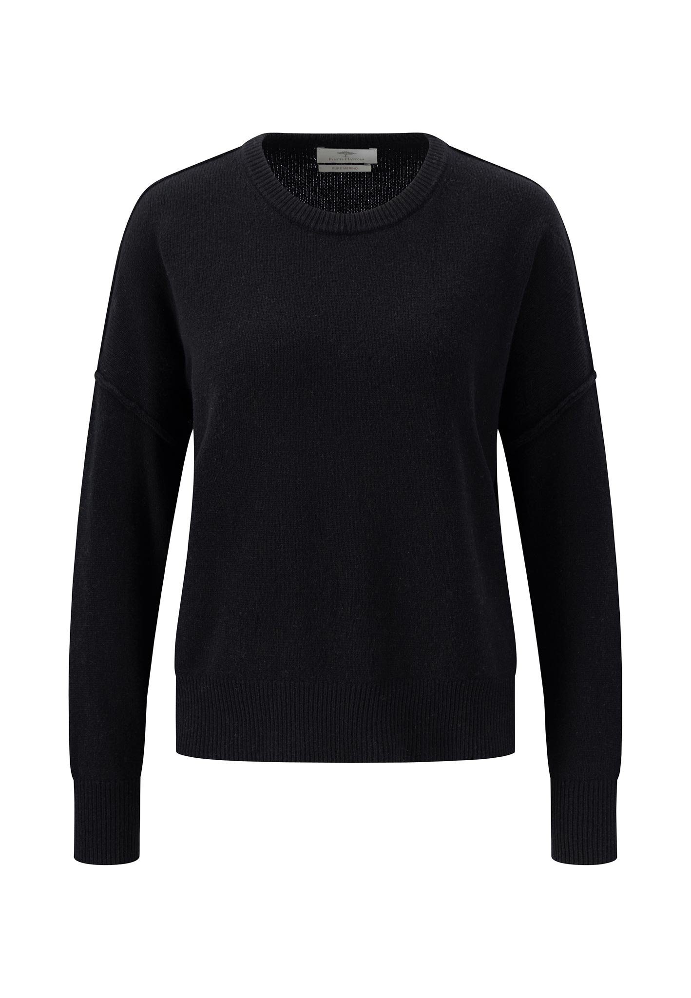 FYNCH-HATTON Strickpullover mit Drop-Shoulder Naht-Design