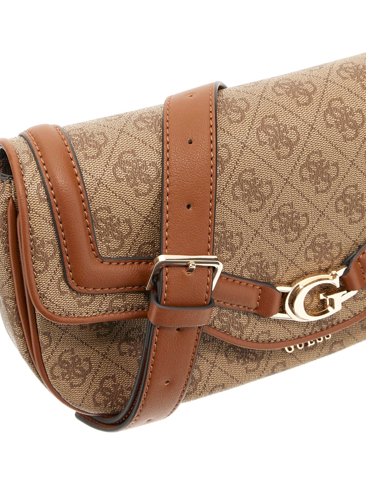 Guess Umhängetasche HWSG7993200 DEA FLAP SHOULDER BAG Woman Handtasche (Stück, 1), Logoschriftzug