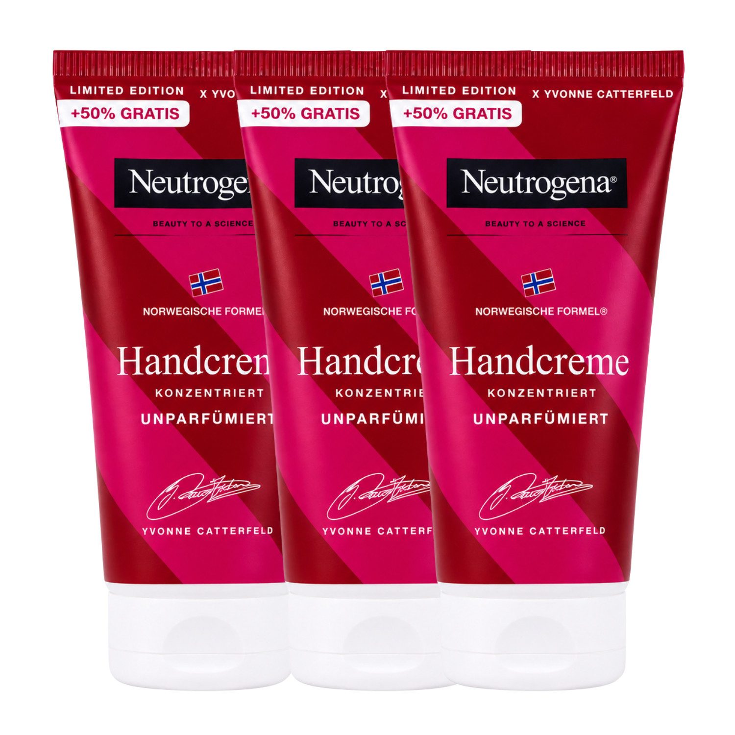Neutrogena Handcreme 3 x Neutrogena Handcreme Norwegische Formel Unparfümiert je 75ml