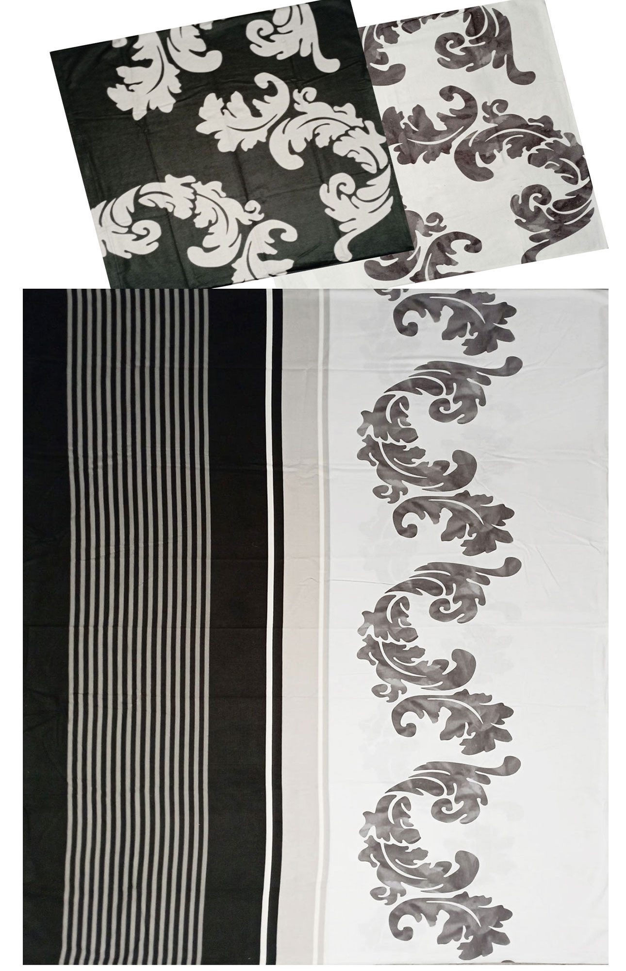 KH-Haushaltshandel Bettwäsche 2-tlg. Biber Winter Bettwäsche 135x200 + 80x8 günstig online kaufen