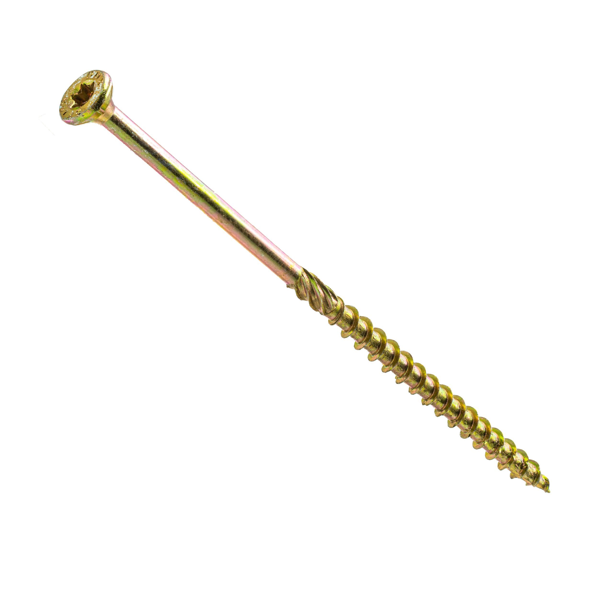 Domax Schraube Holzbauschrauben mit Senkkopf TORX - Zink Galvanisiert, (100 St) – Bild 2 von 4