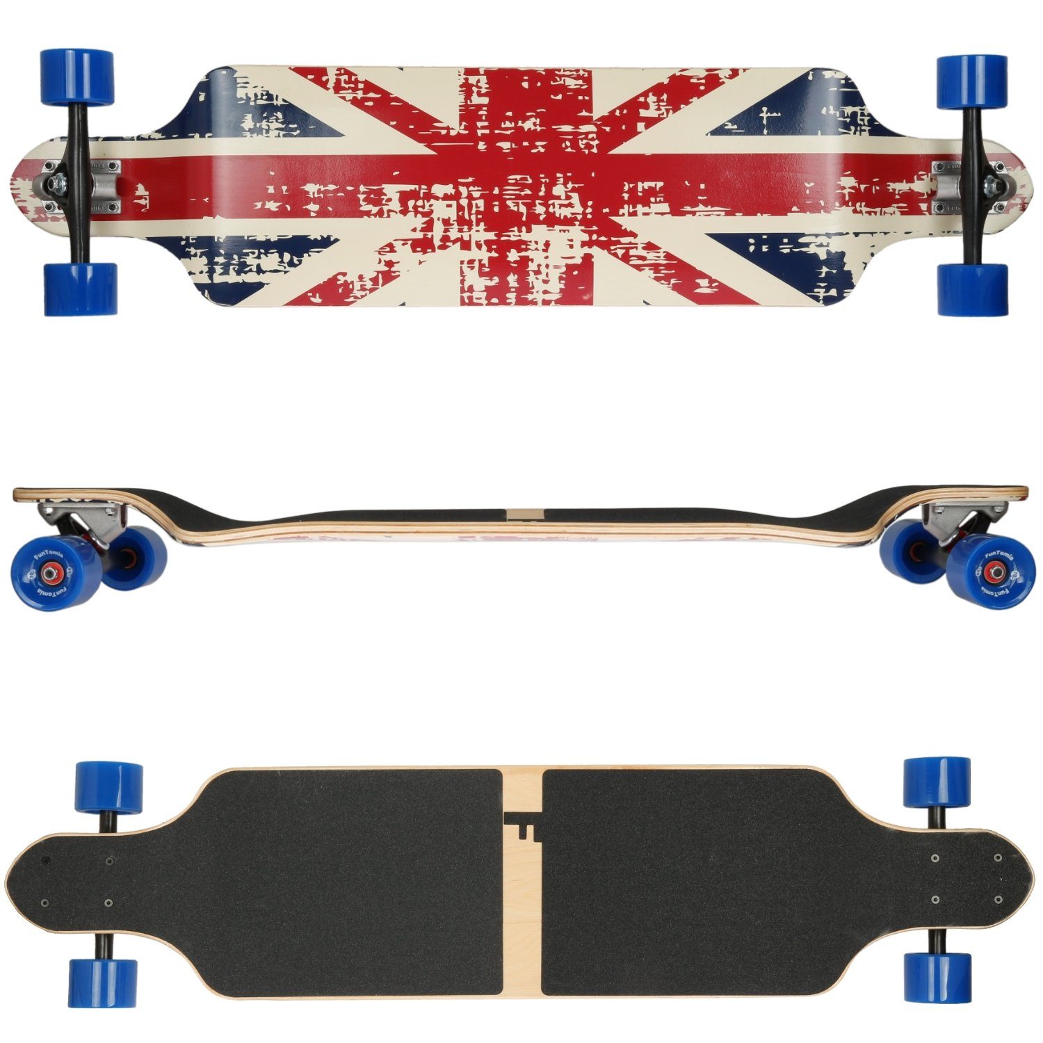 Longboard Drop Down Ahornholz Longboard + T-Tool