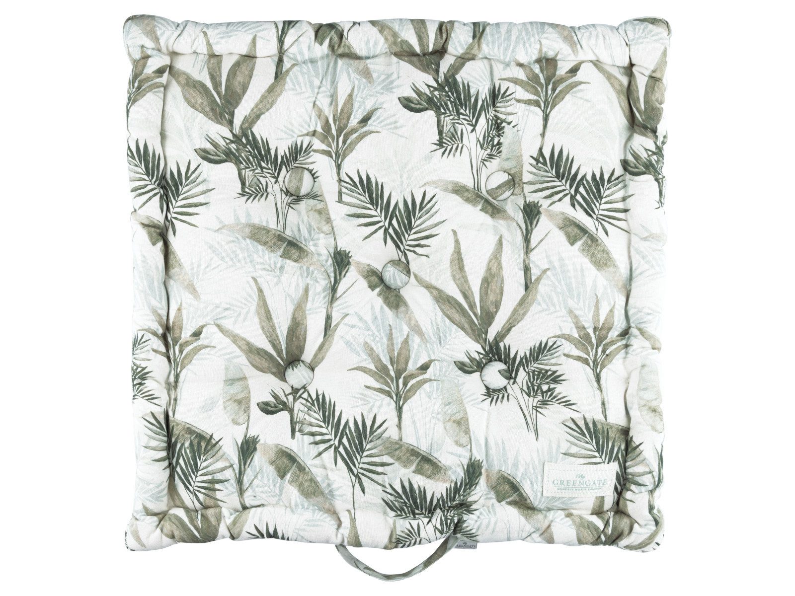 Greengate Dekokissen Eira Sitzkissen white 50x50cm