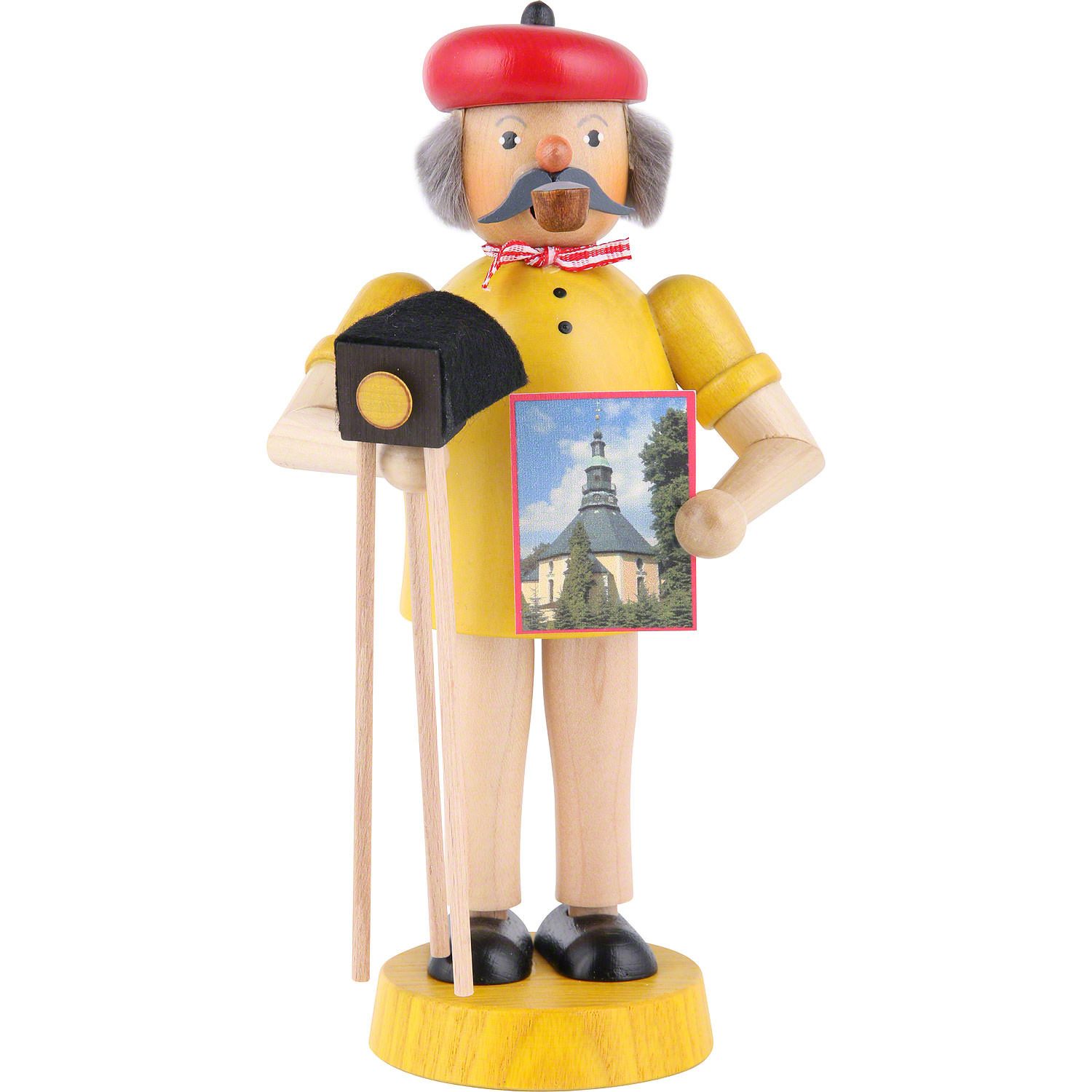 Räuchermännchen Fotograf (17cm) Räuchermann von Dregeno Seiffen
