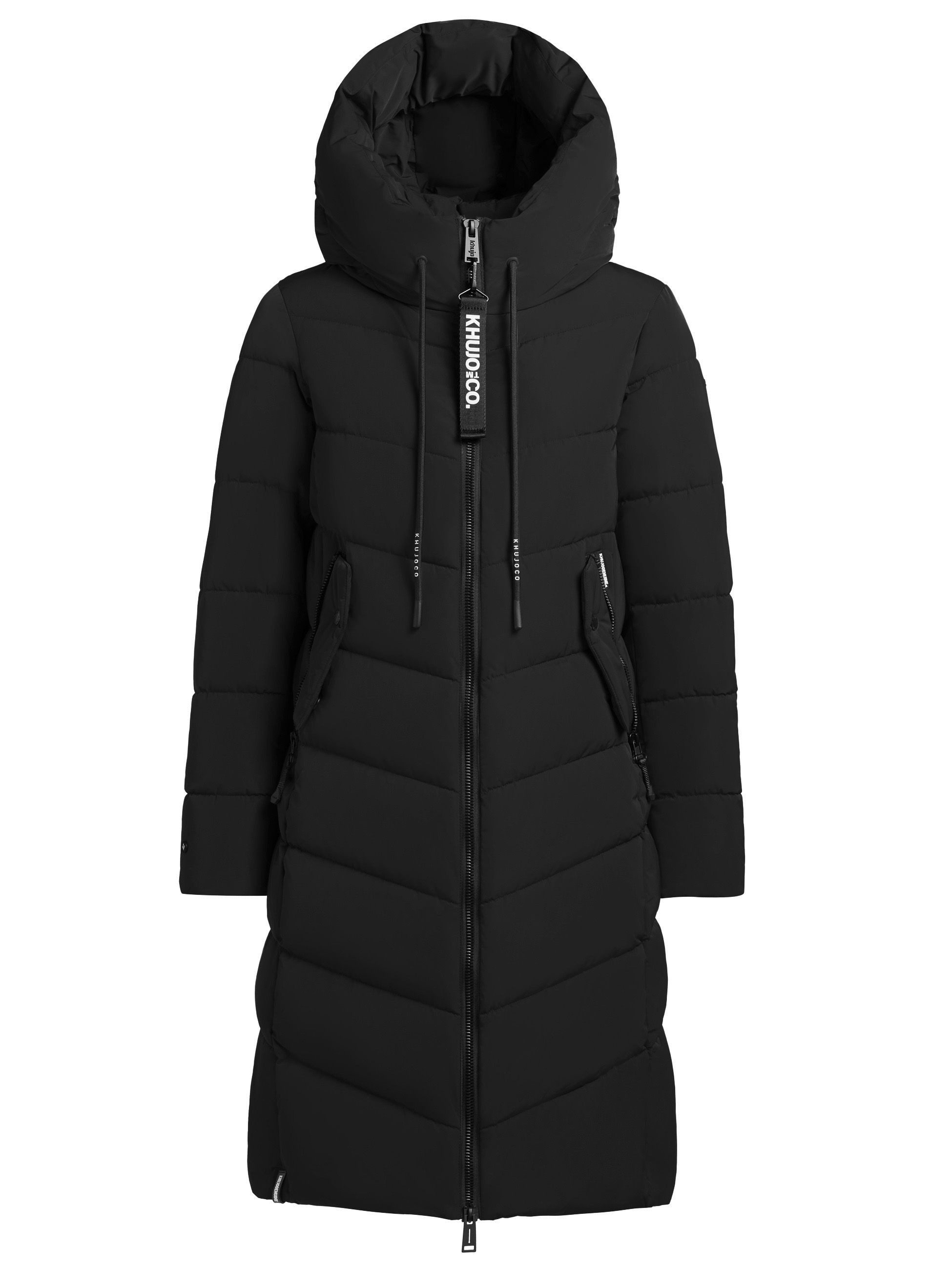 khujo Winterjacke MIKIA2 Steppmantel, große Kapuze, Fleecefutter günstig online kaufen