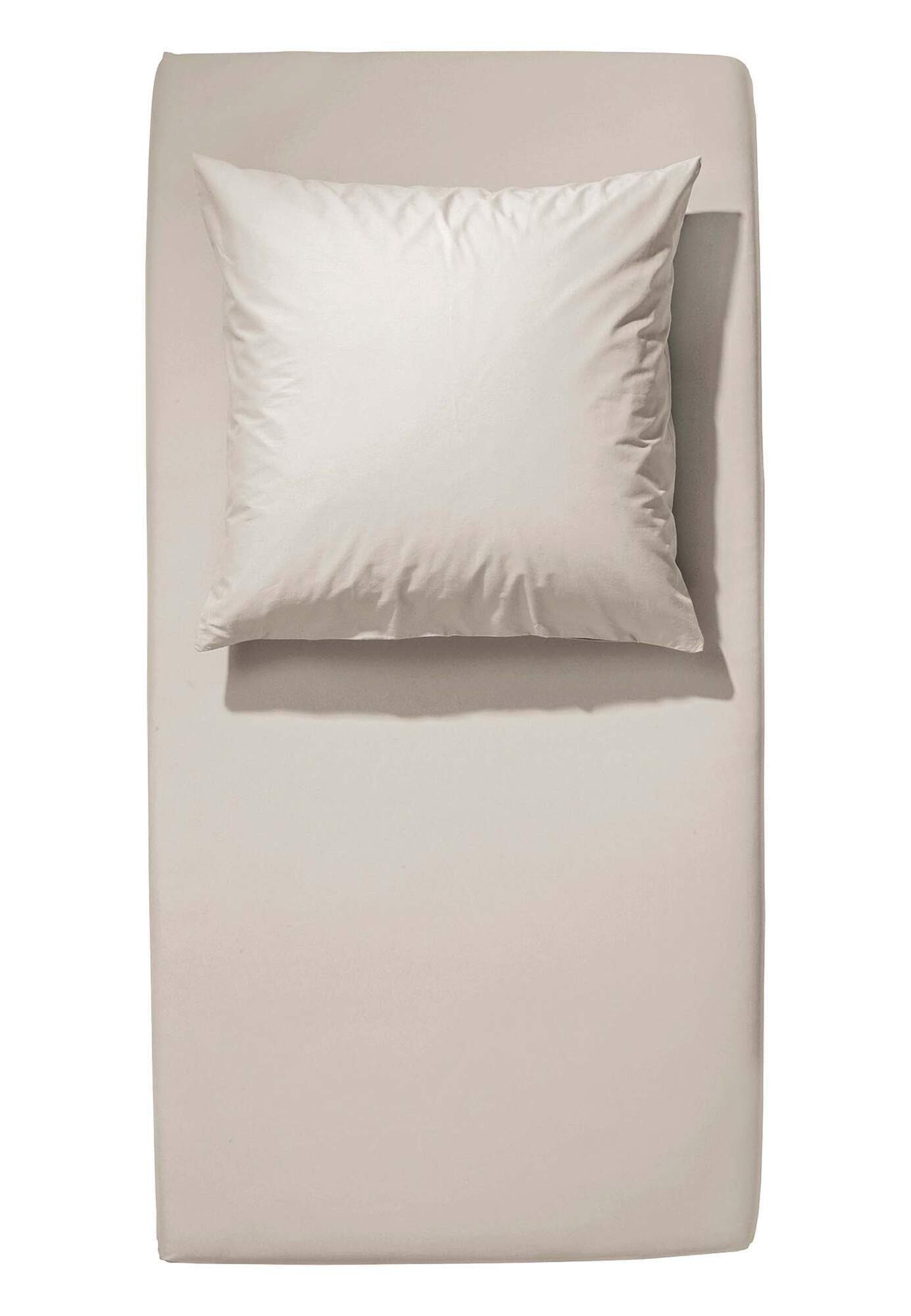 Hessnatur Натяжные простыни aus reiner Bio-Baumwolle, Web, Gummizug: Satin Натяжные простыни, (1 Stück)