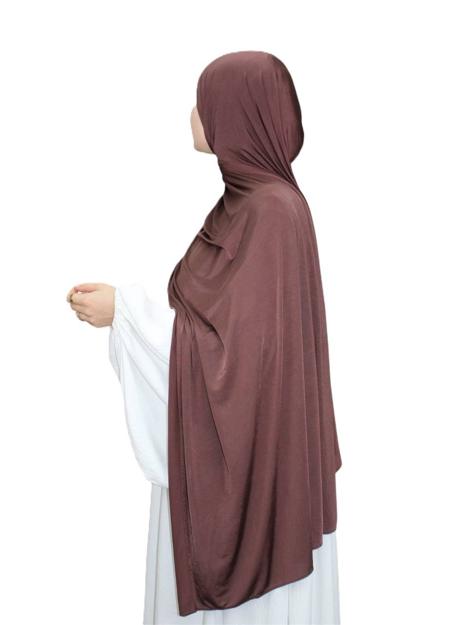 Aymasal Hijab Premium Liquid Hijab Scarf Kopftuch Khimar glänzend elegant H günstig online kaufen
