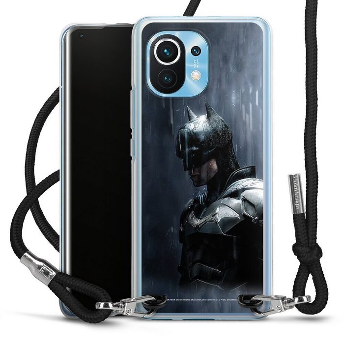 DeinDesign Handyhülle Batman Superheld Fledermaus Batman Grey Xiaomi Mi 11 Handykette Hülle mit Band Case zum Umhängen
