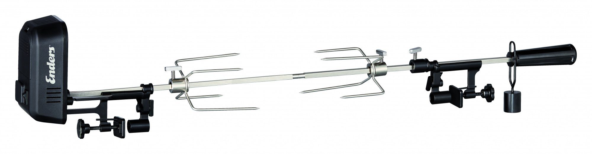 Enders® Drehspieß, Universal Grill-Drehspieß, Rotisserie Pro Black für Gasgrill - 7908