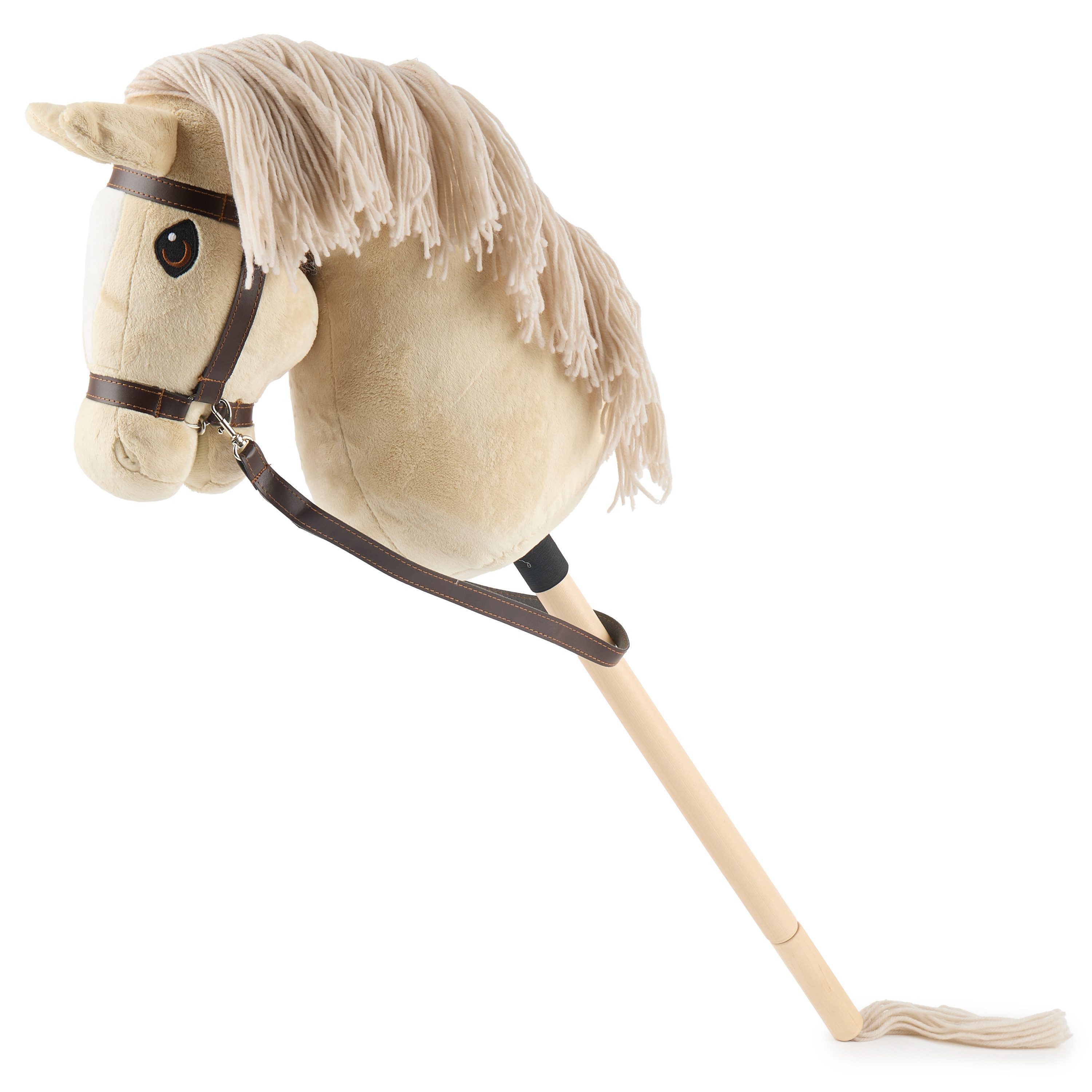 BIECO Steckenpferd Bieco Hobby Horse Steckenpferd Beige - Größe M