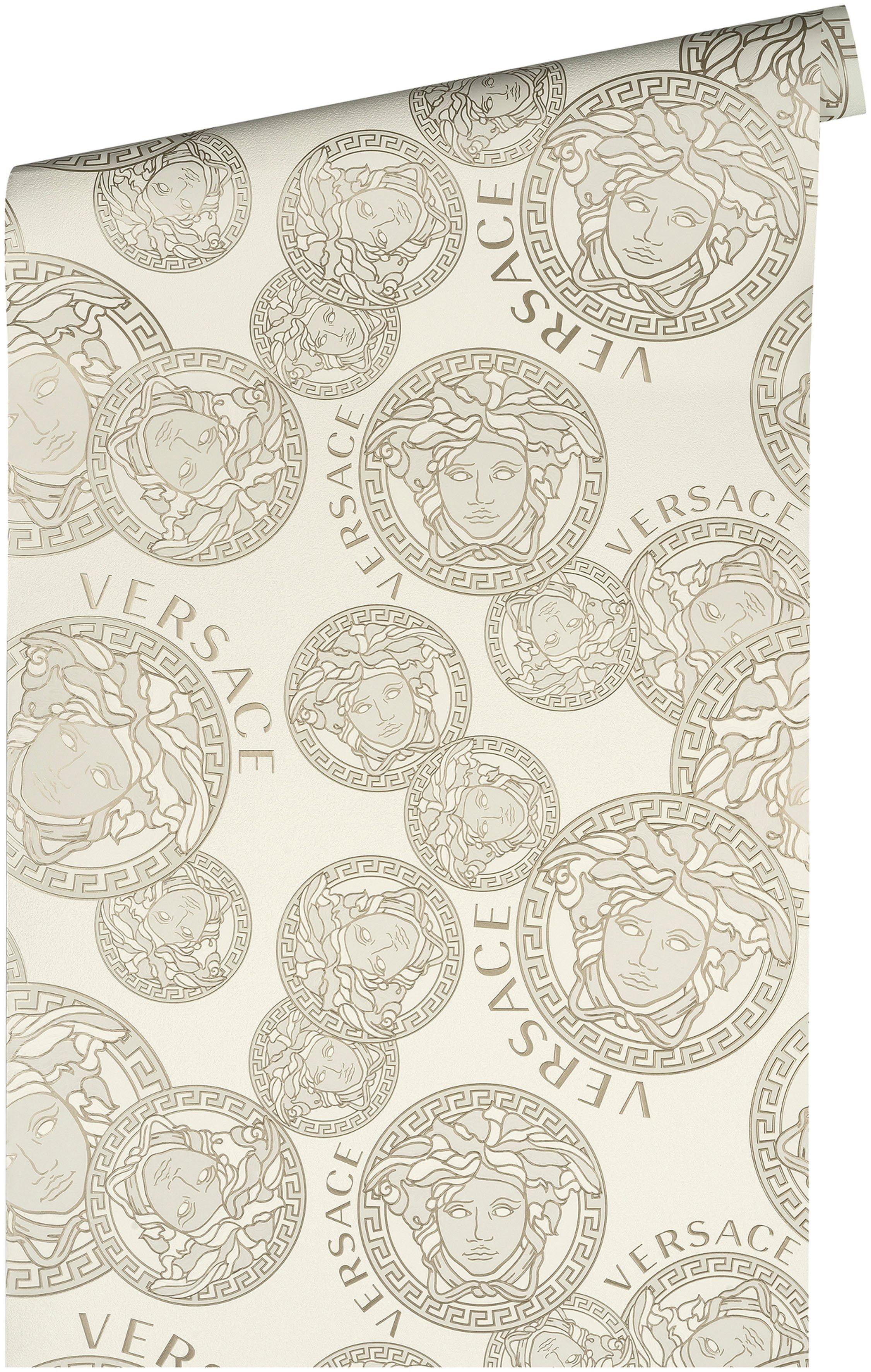 Versace Vliestapete Wallpaper Versace 5 Medusakopf, günstig online kaufen