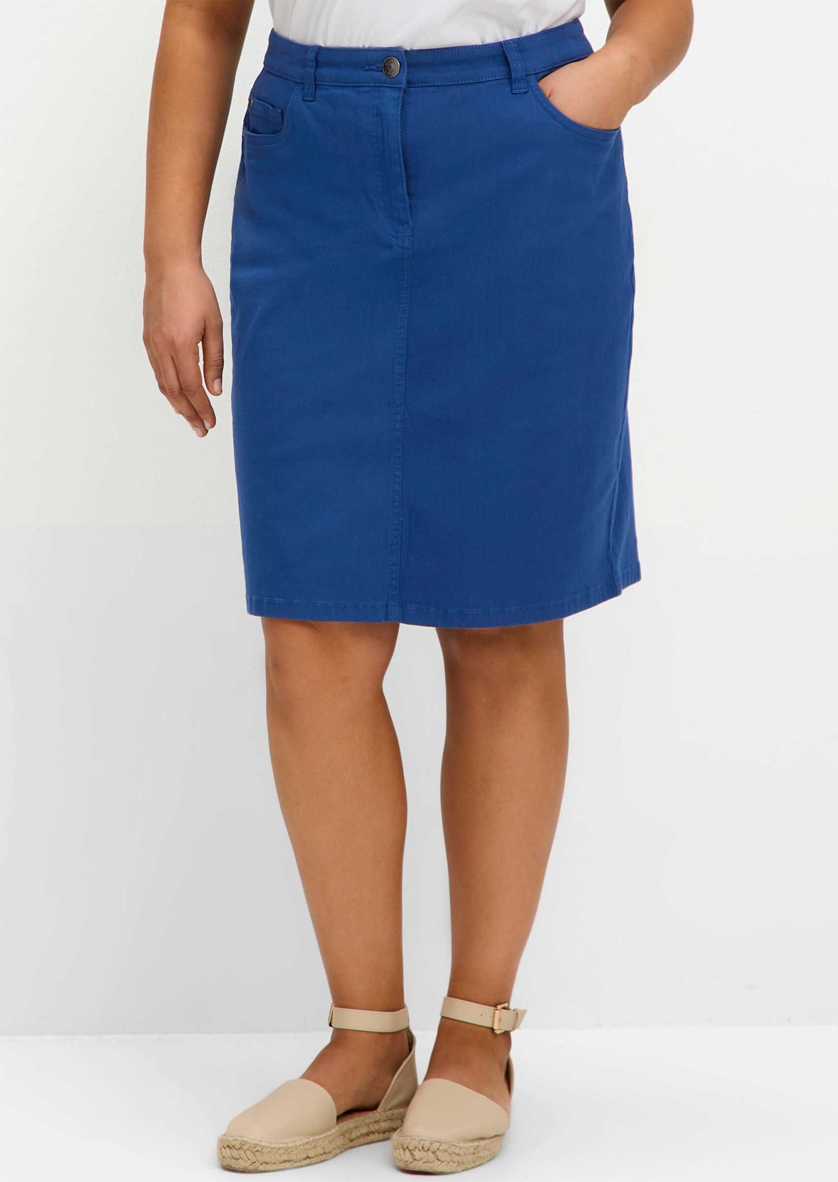 Sheego A-Linien-Rock Bleistiftrock . günstig online kaufen