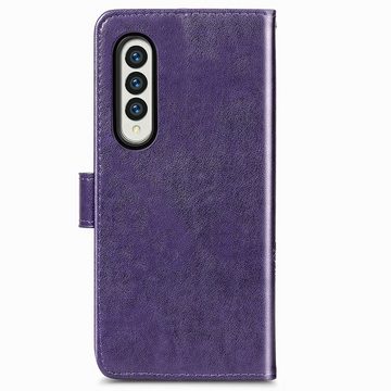 König Design Handyhülle Samsung Galaxy Z Fold4 5G, Schutzhülle Schutztasche Case Cover Etuis Wallet Klapptasche Bookstyle