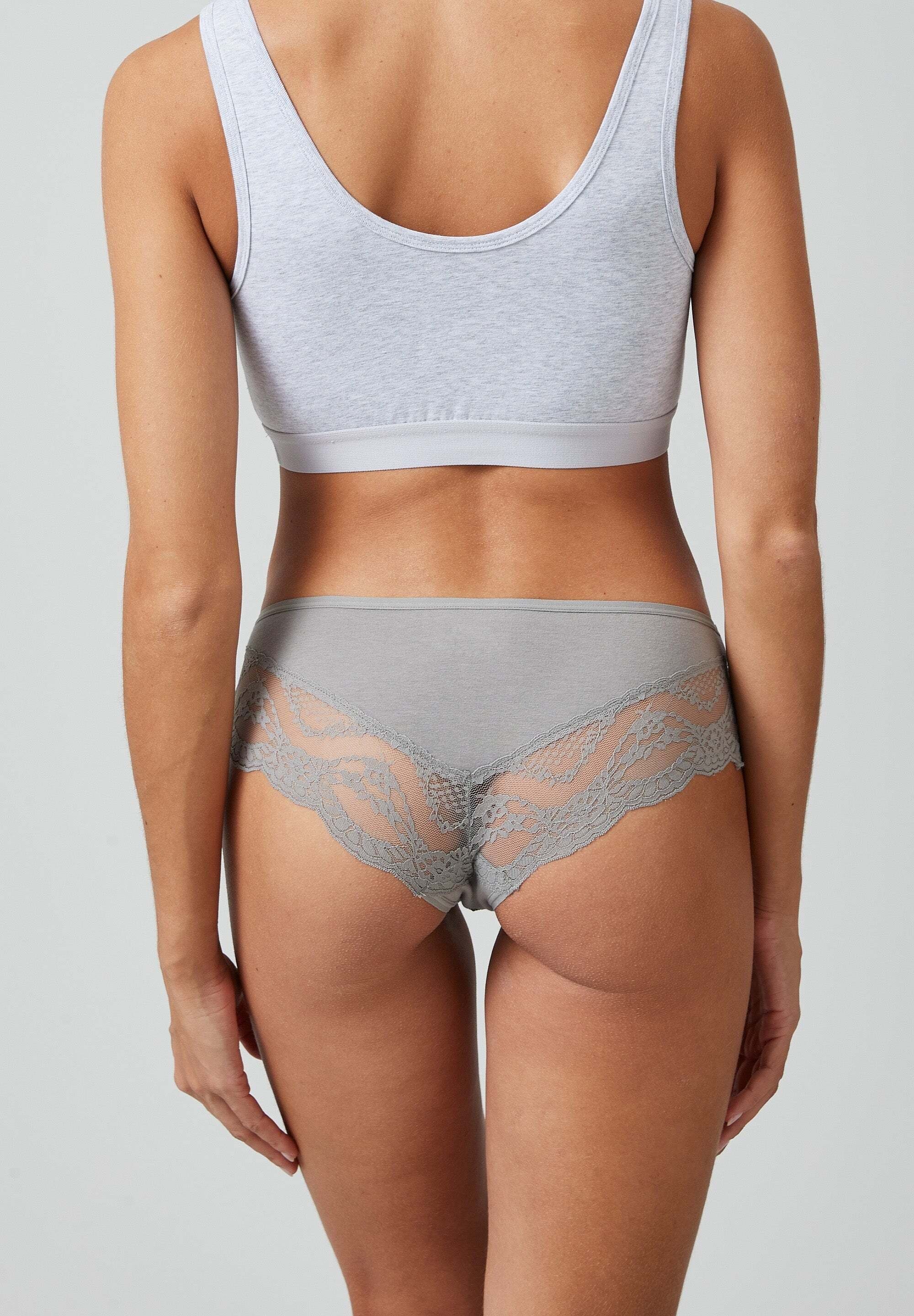 SNOCKS Hipster Panties Damen Unterhose (3-St) mit Spitze, bequem und elegant