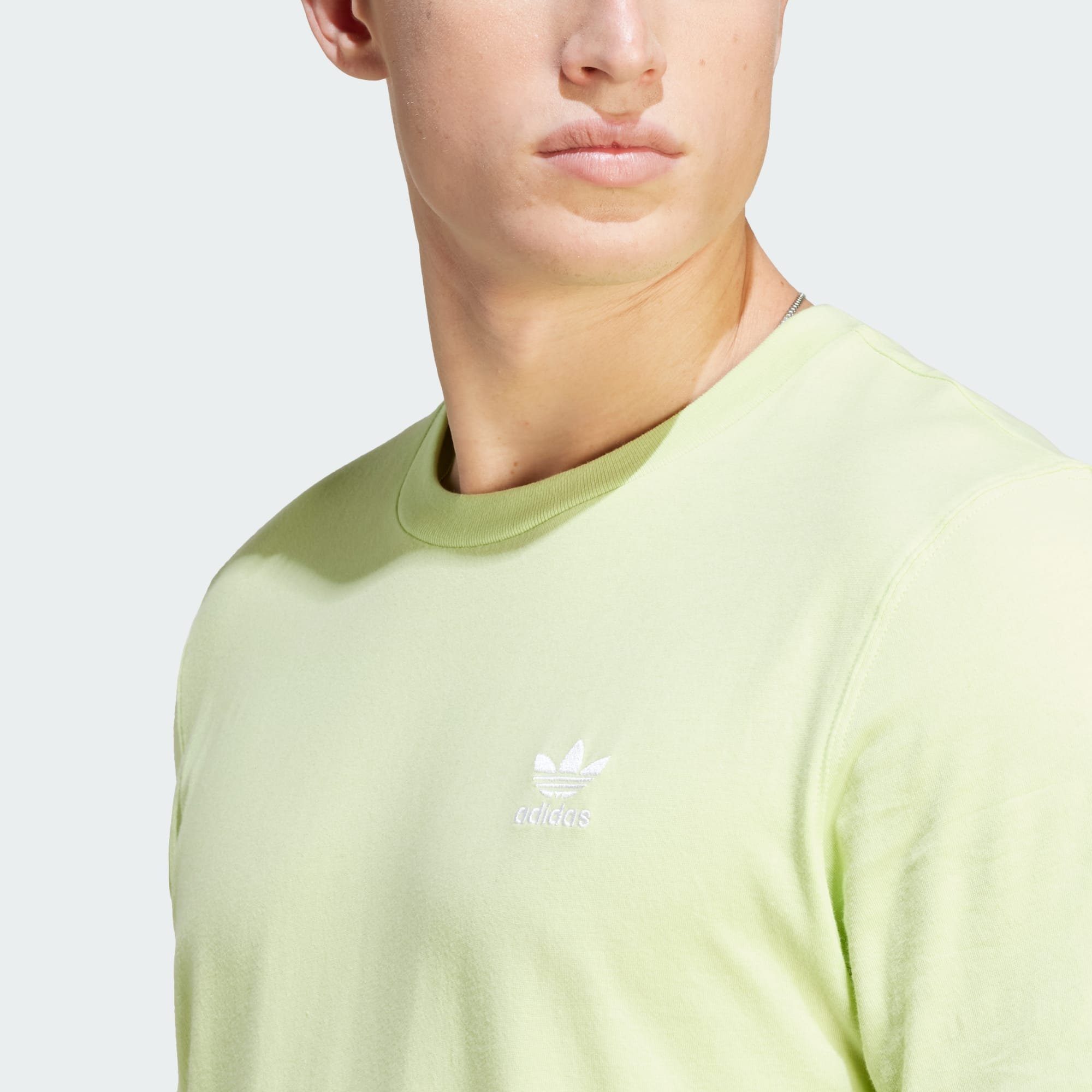 adidas Originals T-Shirt TREFOIL Lime ESSENTIALS T-SHIRT Pulse