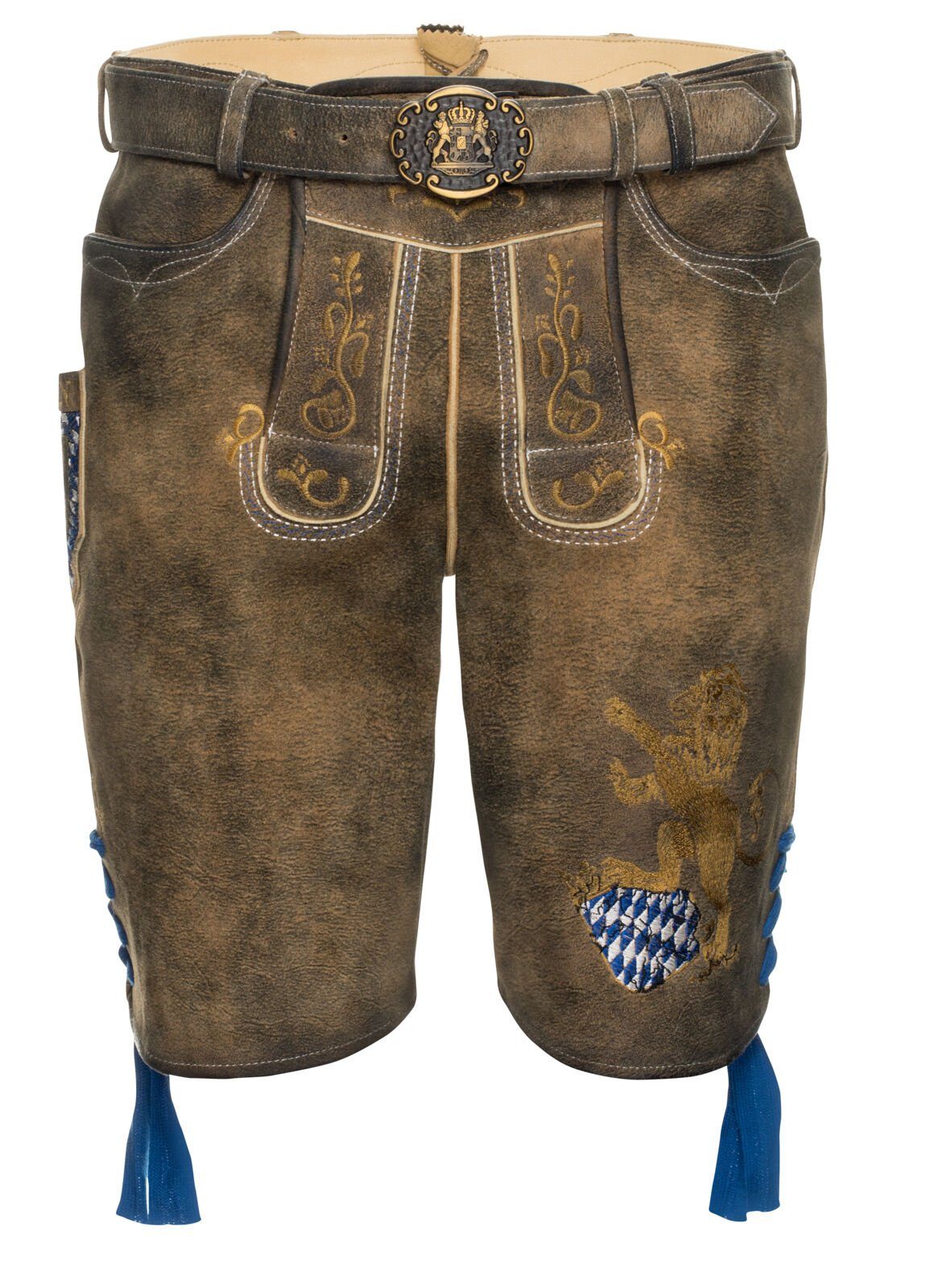 Spieth & Wensky Shorts 'Fayern' (1-tlg) mit Stickereien