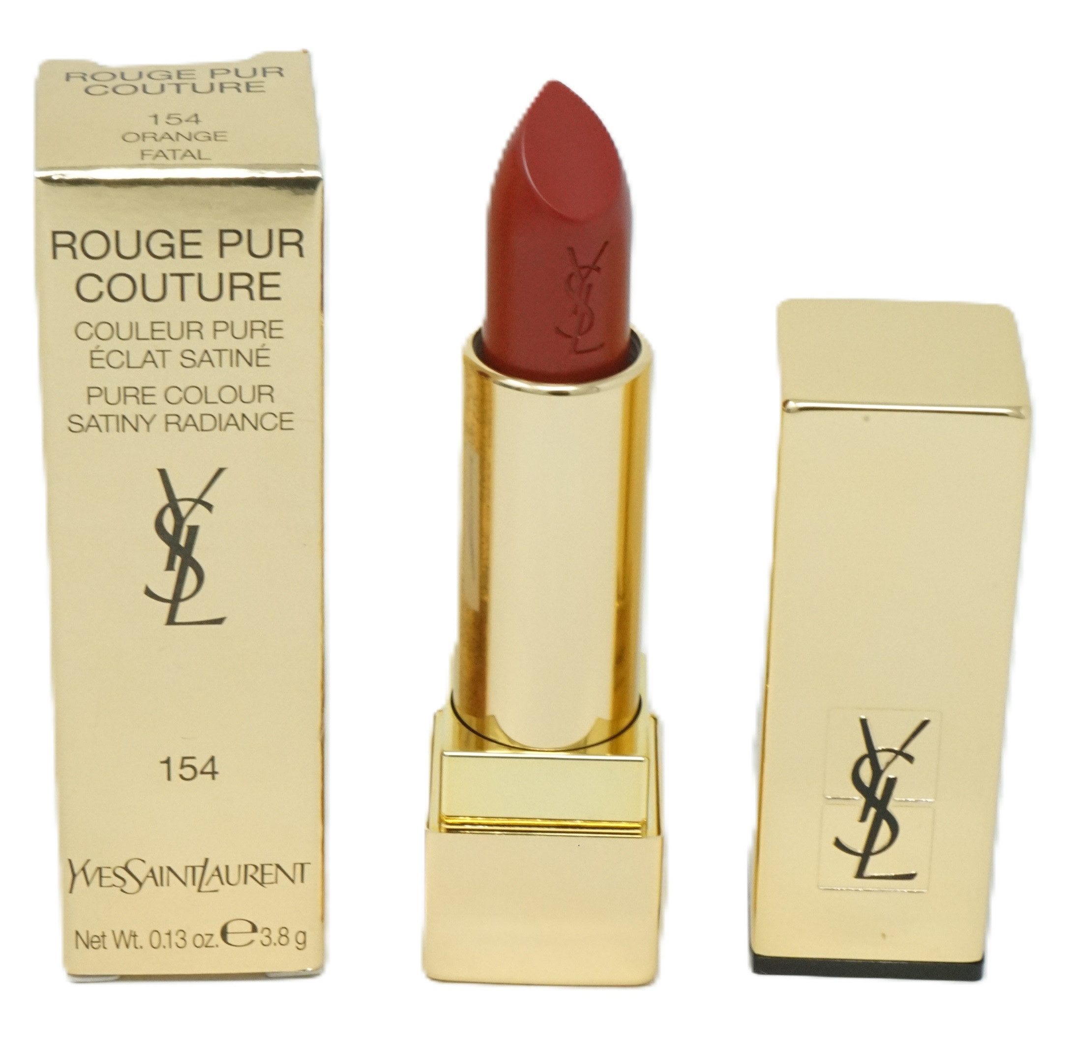 Lippenstift Yves Saint Laurent Orange fatal 154 Lipstick 3,8 g