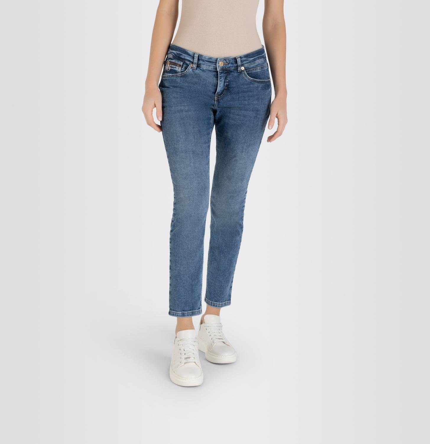 MAC Regular-fit-Jeans SLIM, light random mid blue was