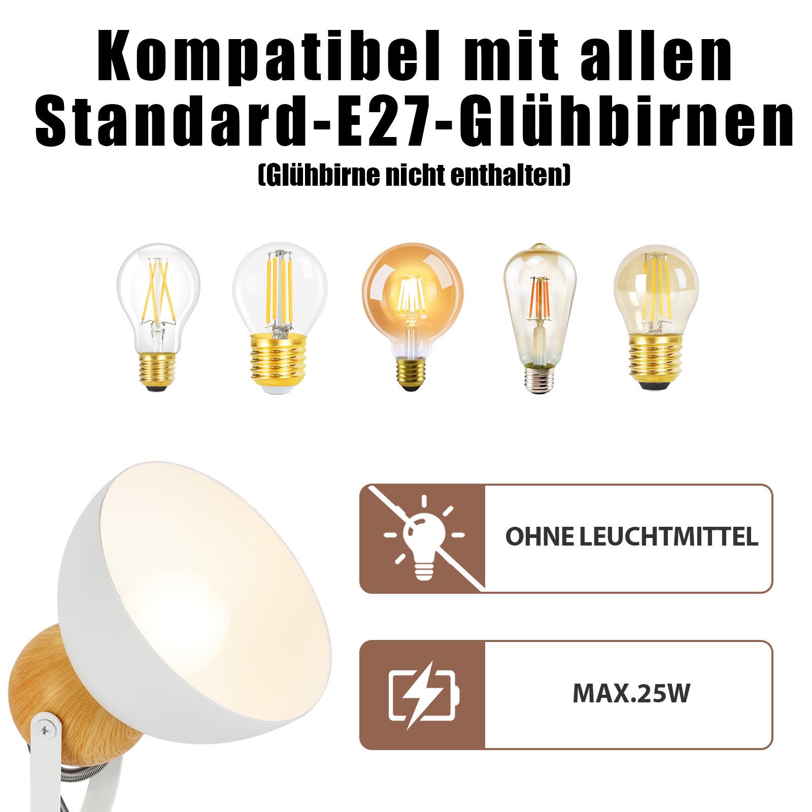 ZMH Deckenstrahler 2/3/4 Flammig 350° Schwenkbar günstig online kaufen