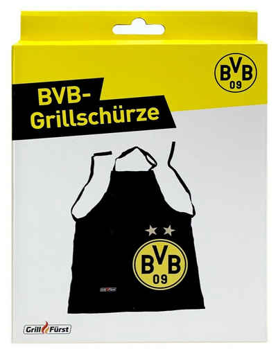 Grillfürst Grillschürze Grillfürst Grillschürze mit Tasche - Borussia Dortmund Edition in Geschenkverpackung