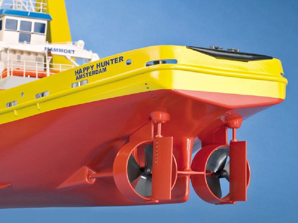 Krick RC-Boot Romarin RC Schiff Happy Hunter Bergungsschlepper Baukasten 1:50
