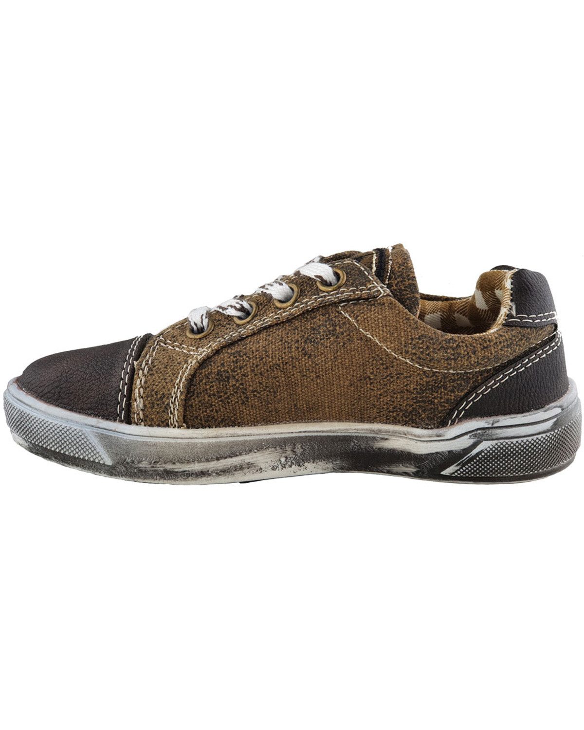 Maddox Kinder Schuhe Sneaker 'Nepomuk', Holz Antik Braun Sneaker