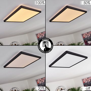 hofstein Panel Decken Lampen Panel LED dimmbar schwarz/weiß Ess Wohn Schlaf Zimmer