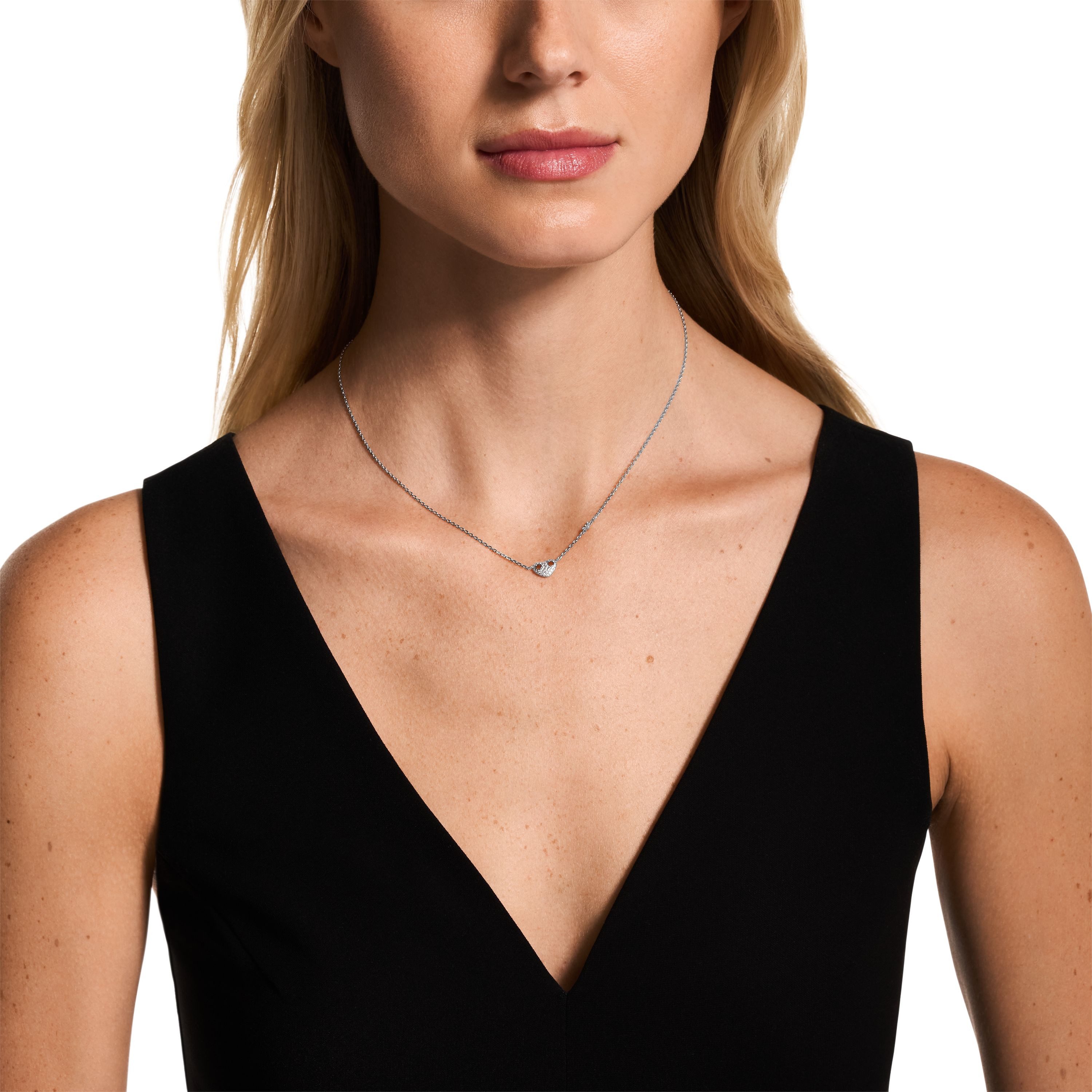 Emporio Armani Kette mit Anhänger Schmuck Geschenk Silber 925 Herz, mit Zirkonia (synth)