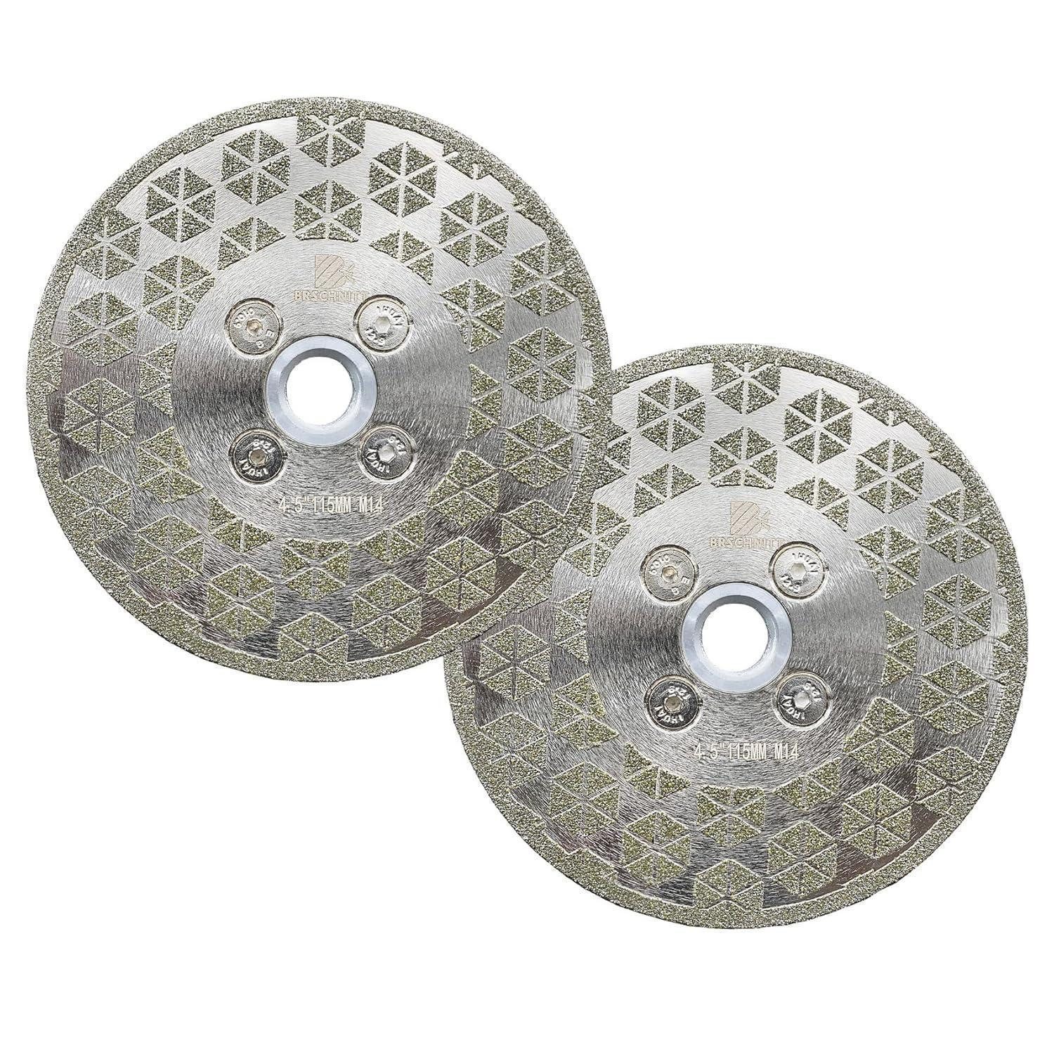 LuxusKollektion Diamanttrennscheibe Diamantscheibe 115 mm M14 beidseitig Fliesen 2 115mm(Beidseitig)