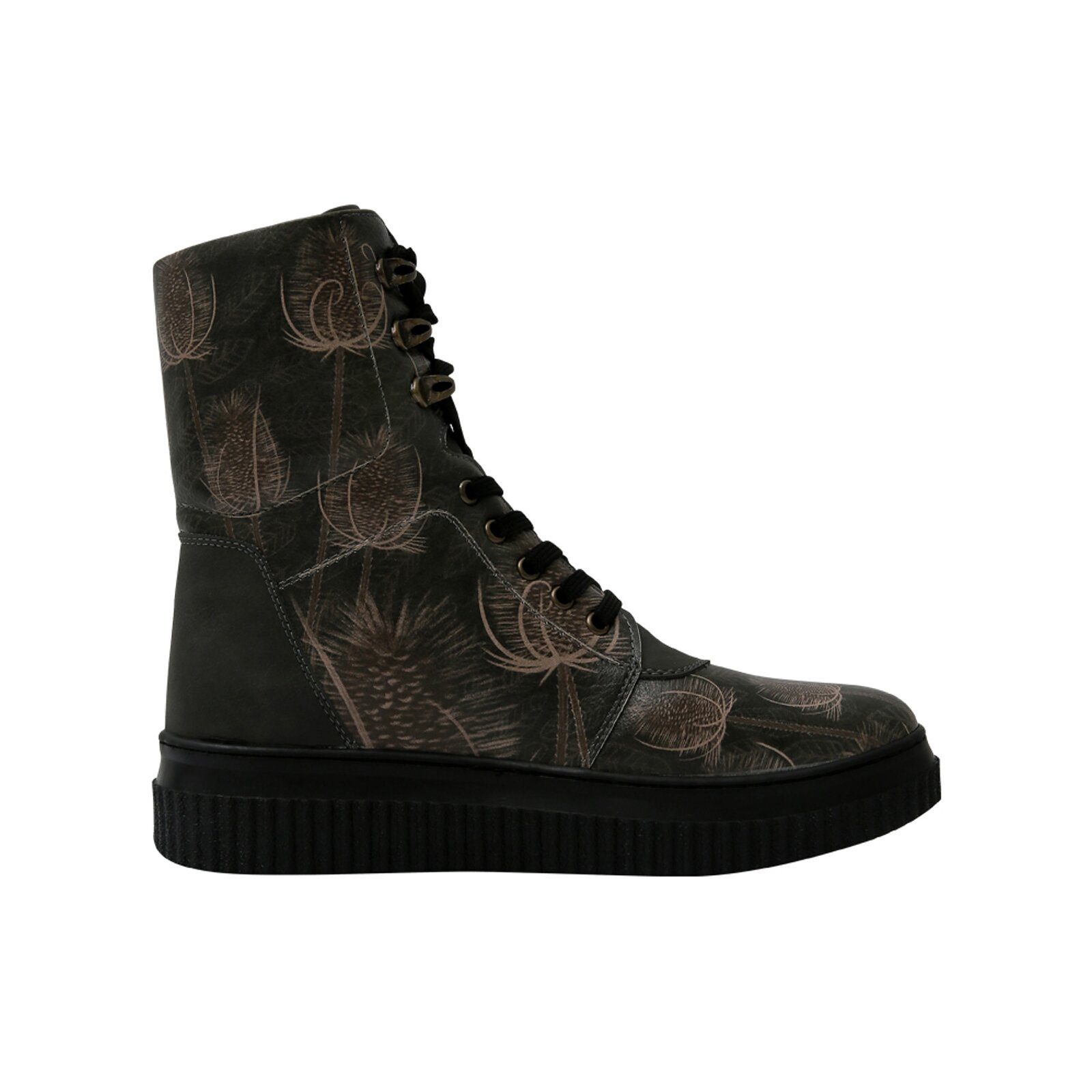DOGO Future High Top Boots Believe In Your Wings Damen Stiefeletten, Schnürboots Handgefertigt