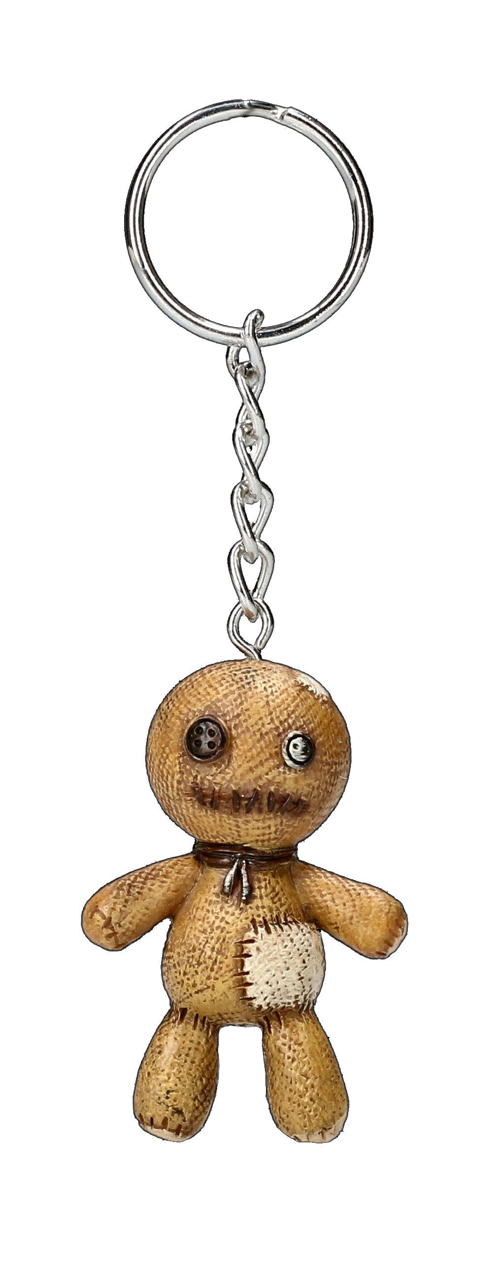 Figuren Shop GmbH Schlüsselanhänger Schlüsselanhänger - Voodoo-Puppe - Schlüssel Anhänger Deko