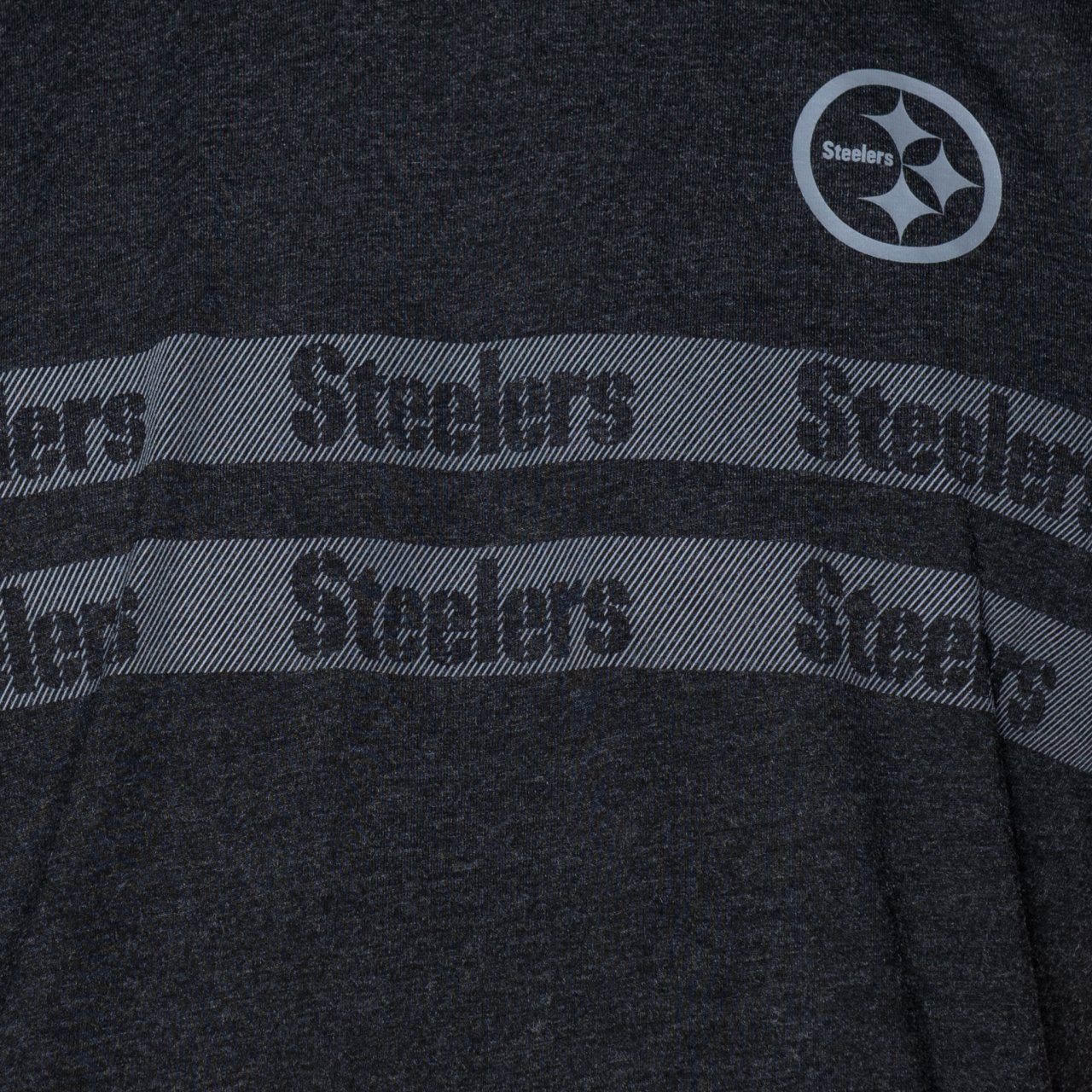 New Print-Shirt STRIPED Steelers Era Pittsburgh heather