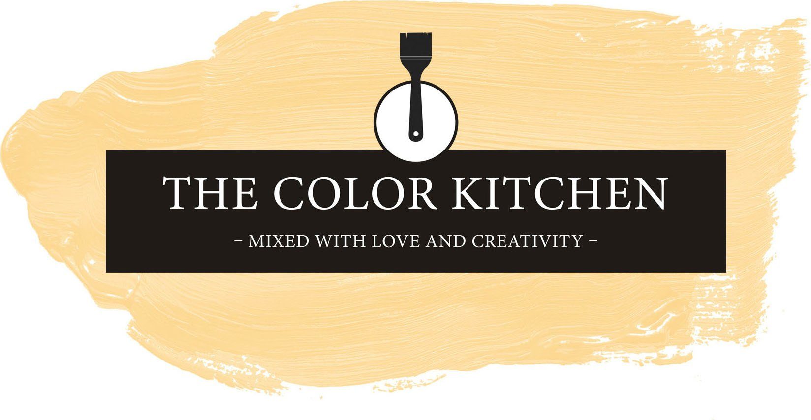 A.S. Création Wand- und Deckenfarbe Seidenmatt Innenfarbe THE COLOR KITCHEN, für Wohnzimmer Schlafzimmer Flur Küche, versch. Gelbtöne