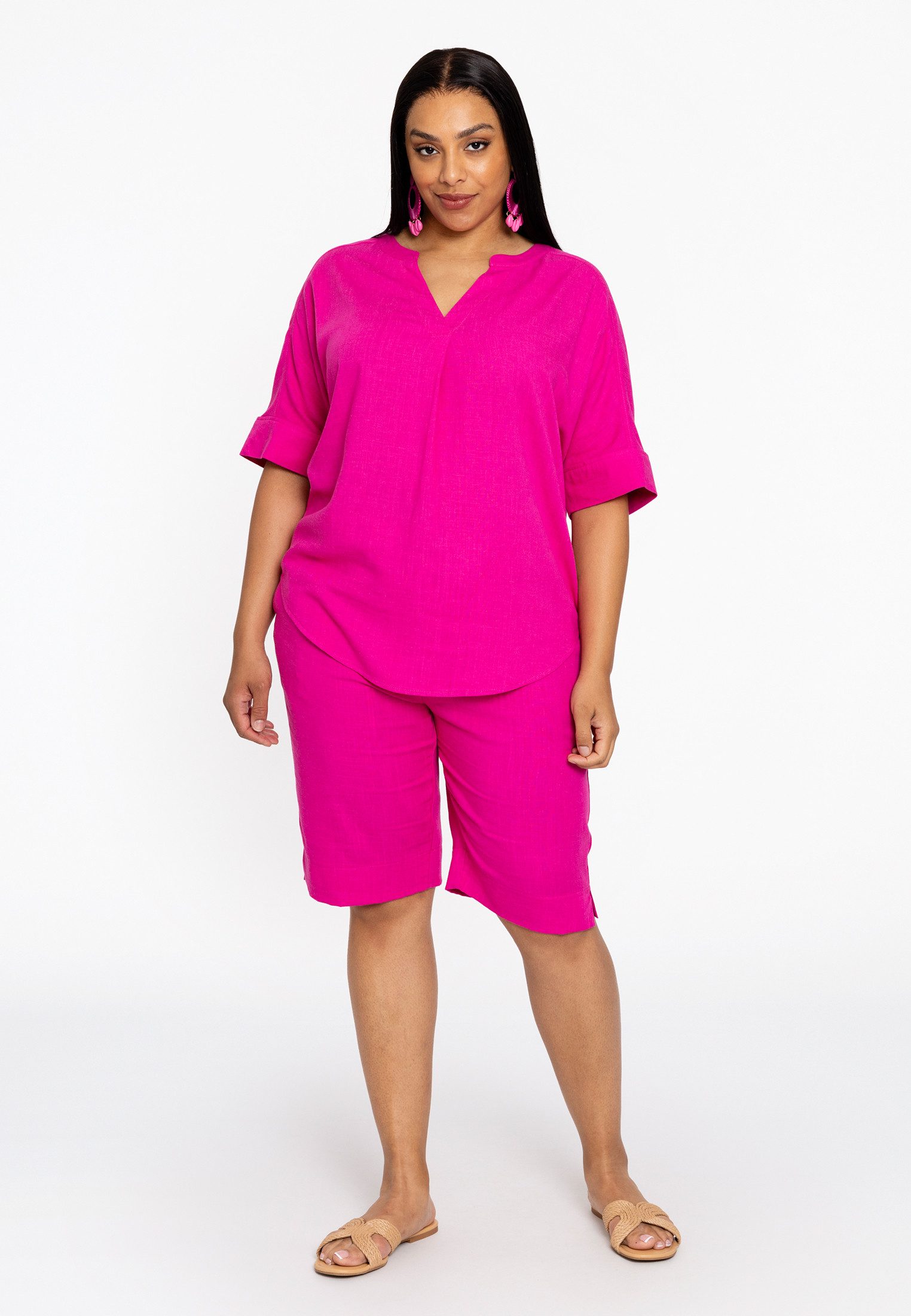 YOEK Bootcuthose Damen Hose Lockere Passform